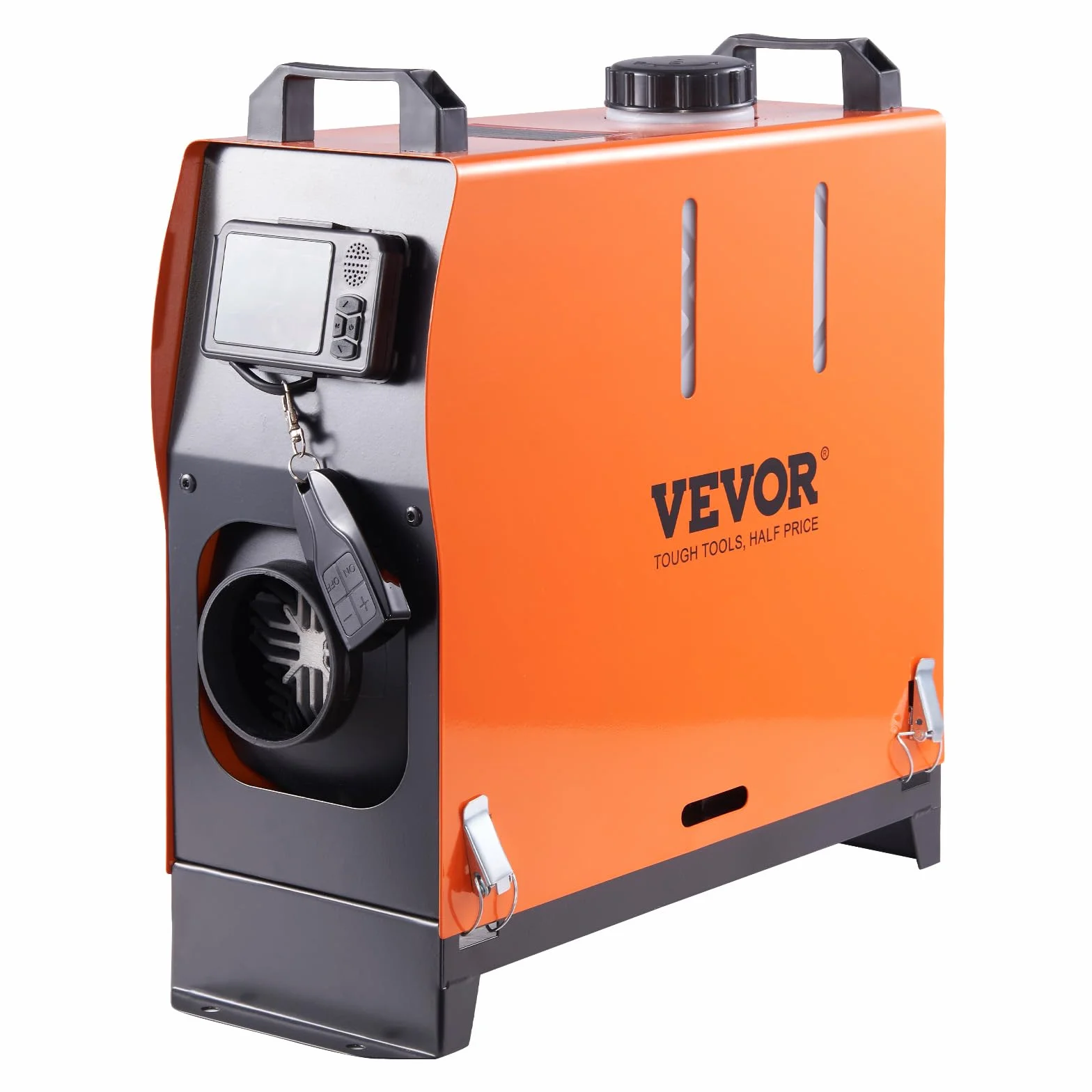VEVOR Ogrzewanie postojowe na olej napędowy 12 V, 5 kW, ogrzewanie postojowe na olej napędowy, 0,16-0,52 l/h, z wyświetlaczem LCD, pilotem zdalnego sterowania i aplikacją Bluetooth