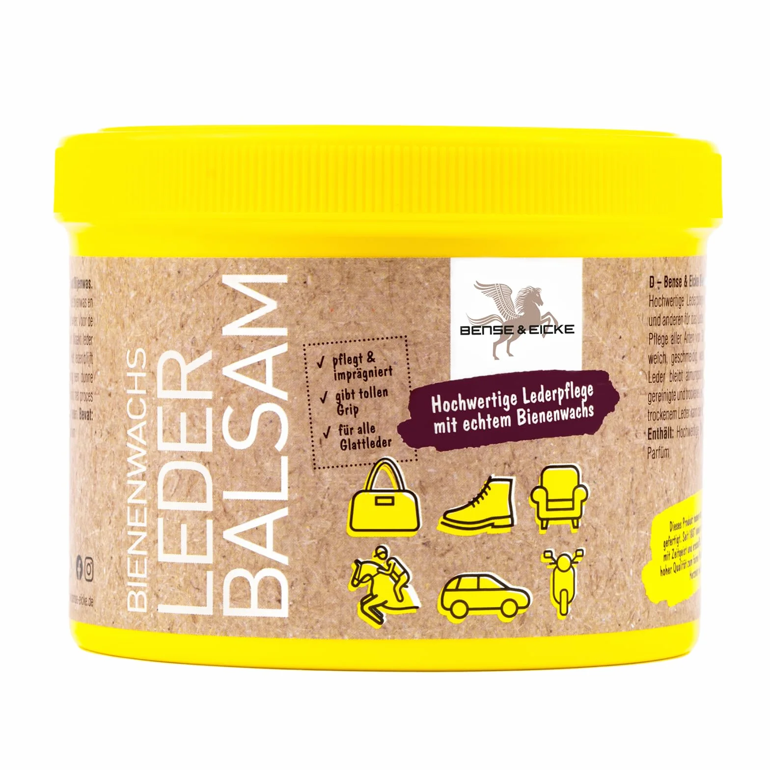 Bense & Eicke B & E wosk pszczeli balsam do pielęgnacji skóry 500 ml