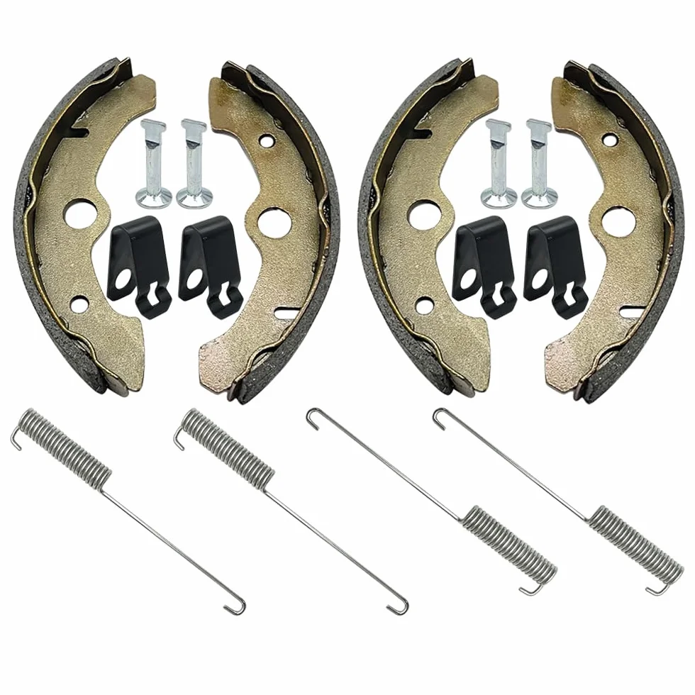 Przednie szczęki hamulcowe Sprężyna lewa prawa pasuje do Yamaha Kodiak 400 YFM350 YFM400 Big Bear 350 1989-1998