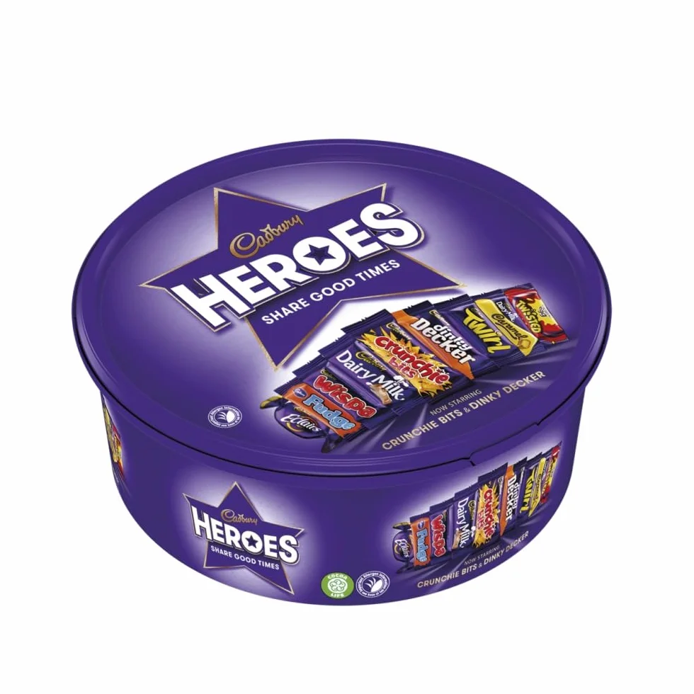 Cadbury Heroes 780 g asortyment czekolady i cukierków