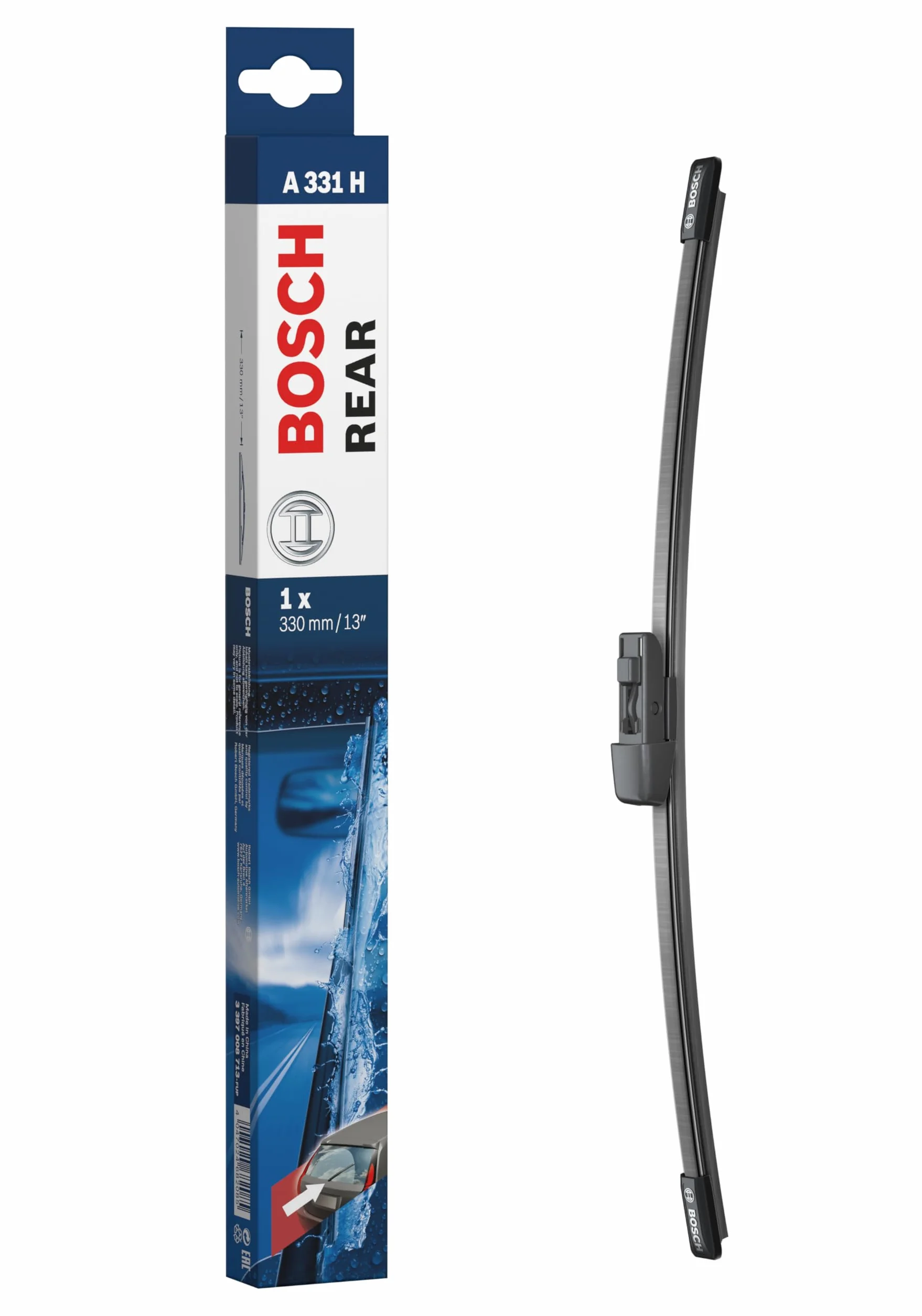 Bosch 3 397 008 713 Pióro Wycieraczki, Czarny, 330 mm