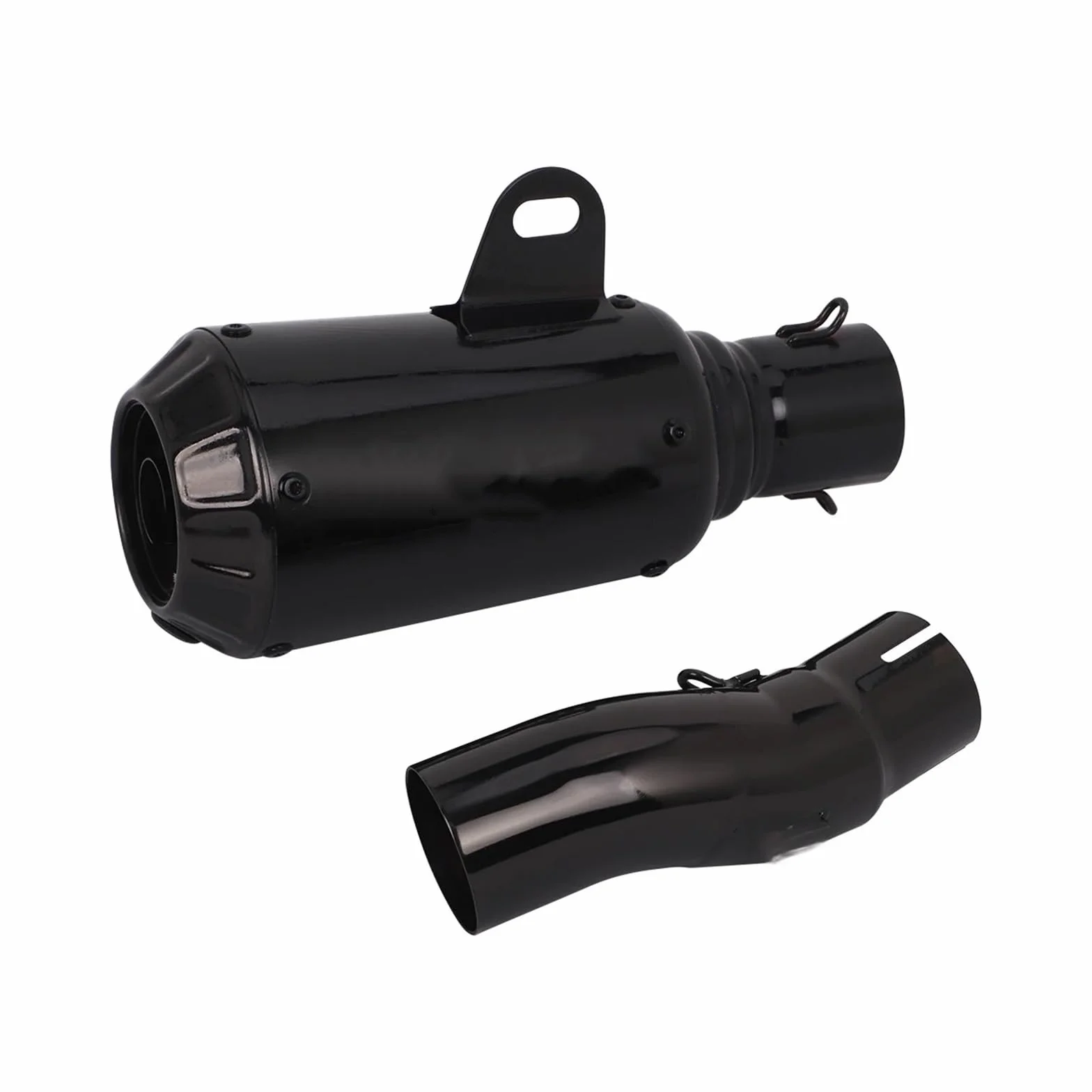 rura wydechowa motocyklowy wydech Slip On Pasuje Do Cfmoto 450SR 450NK 450SS Motocykl Układ Wydechowy Zmodyfikuj Łącznik Tłumika Środkowa Rura Błyszcząca(E)