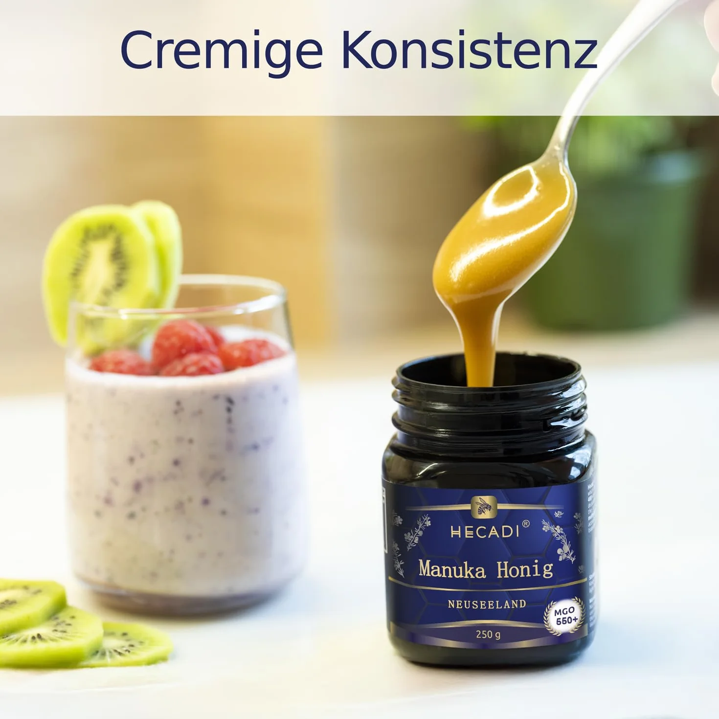Miód Manuka 550+ Oryginalny Miód z Nowej Zelandii I z certyfikowaną i gwarantowaną zawartością MGO 250g