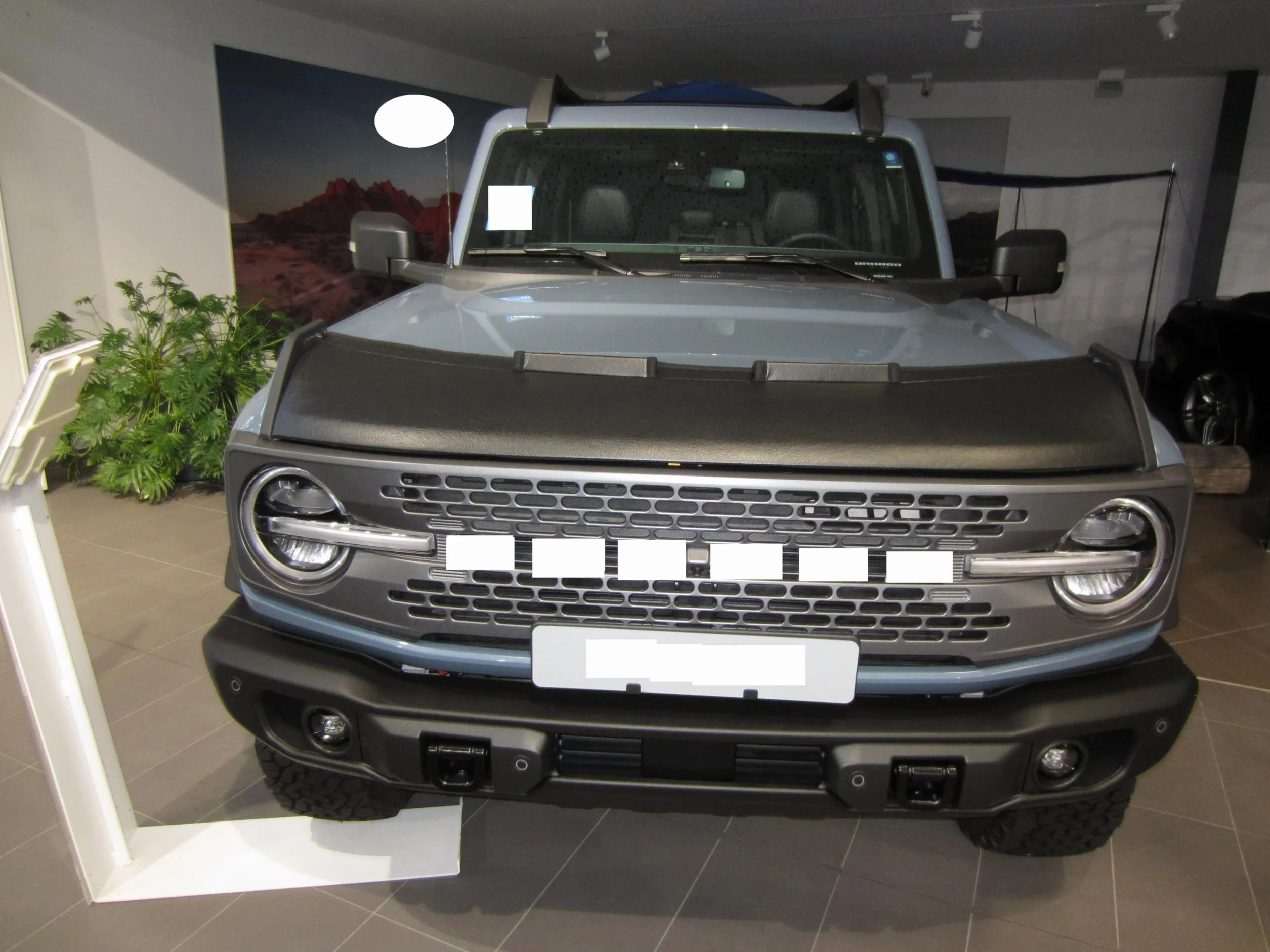 AB3-00757 AUTO-BRA kompatybilny z Ford Bronco od 2021, ochrona przed uderzeniami kamieni Bonnet Bra