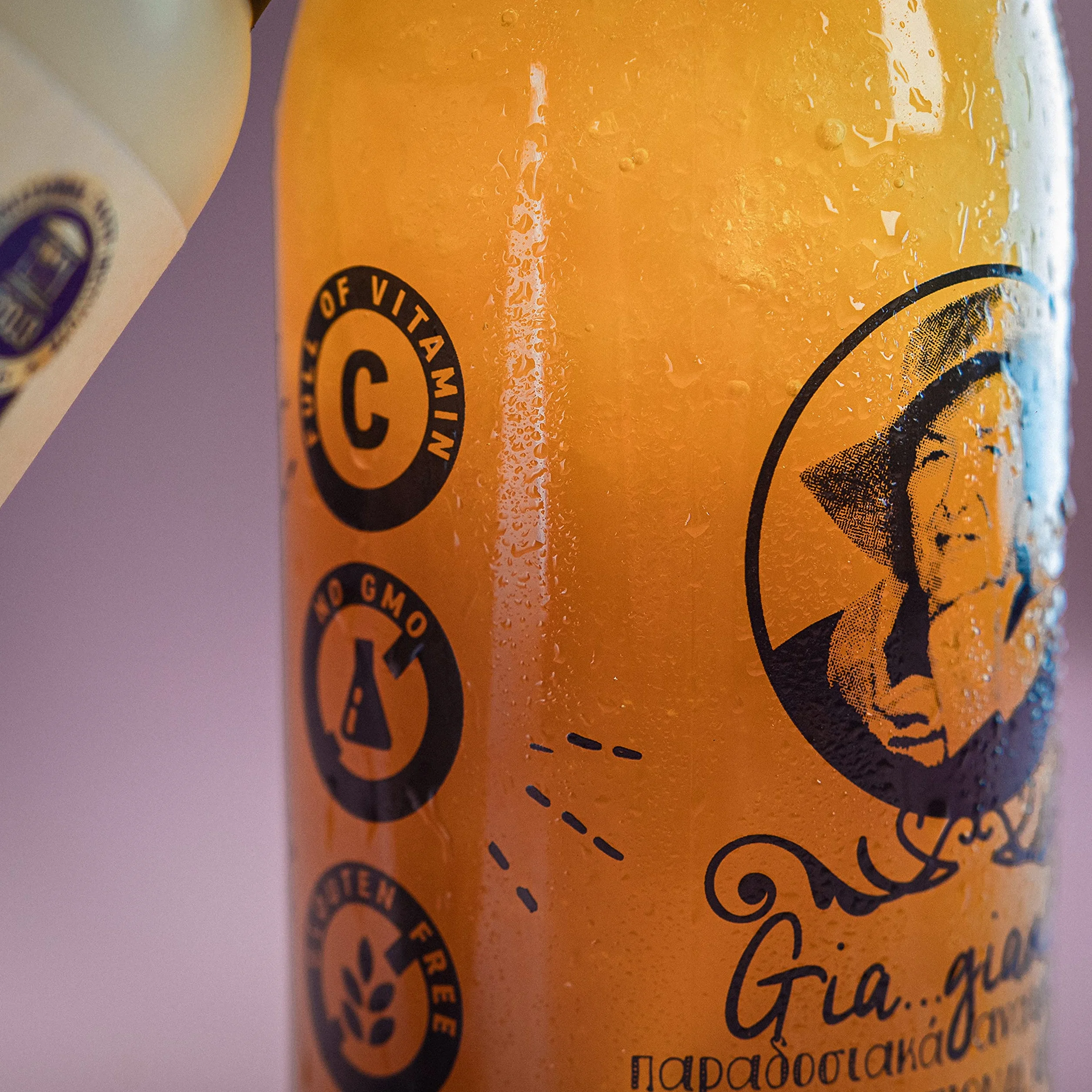Giagiamas Fruchtmus brzoskwinia 600 g wegański bezglutenowy do SodaStream