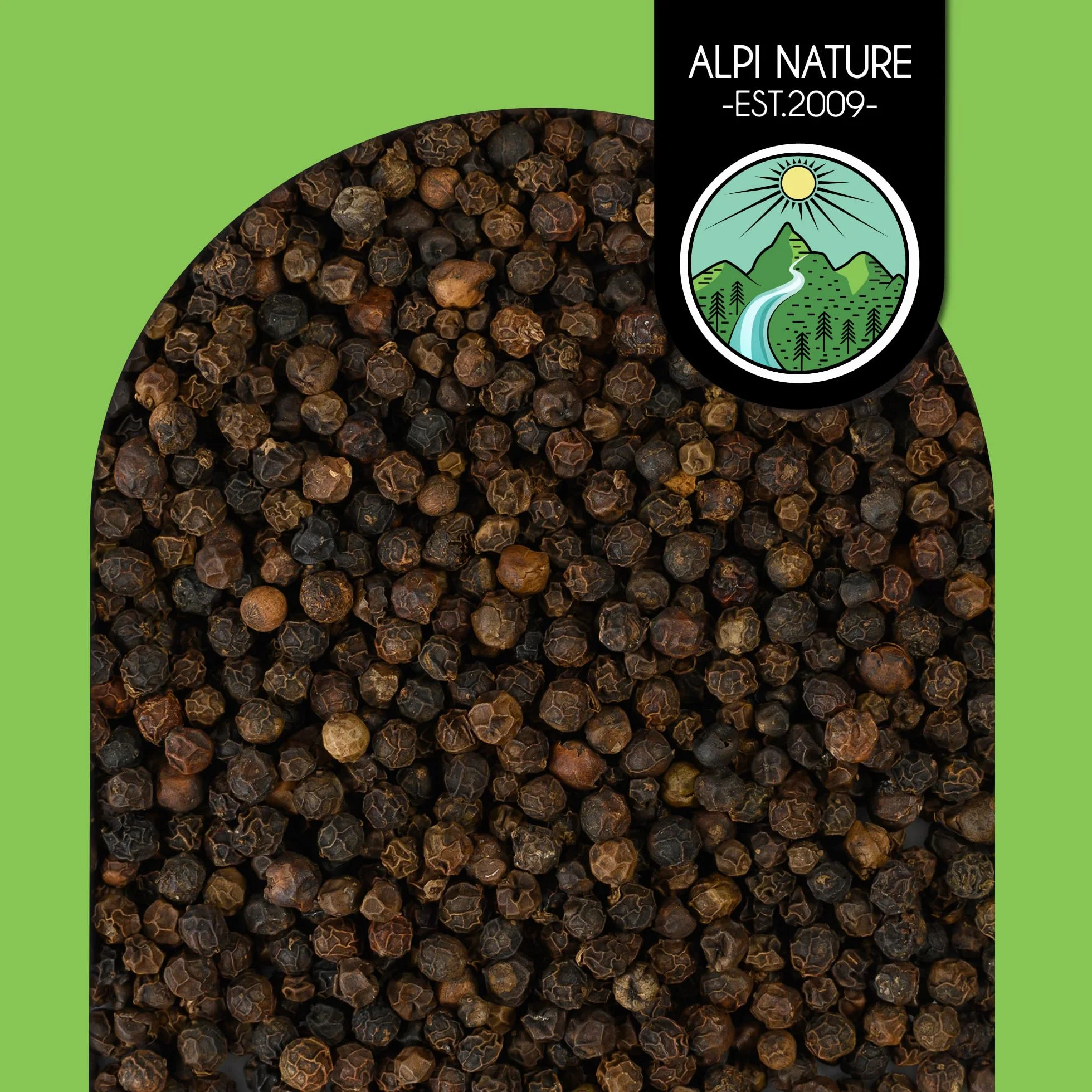 Schwarzer Pfeffer ganz 250g Pfefferkörner naturrein vegan
