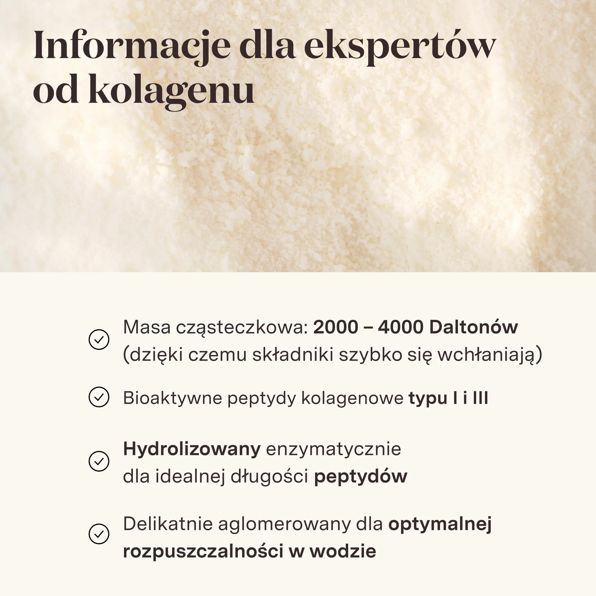 Kolagen w proszku [450g] - Original - Zawiera peptydy typu 1 i 3 - Doskonale rozpuszczalny - Smak Naturalny (450g)