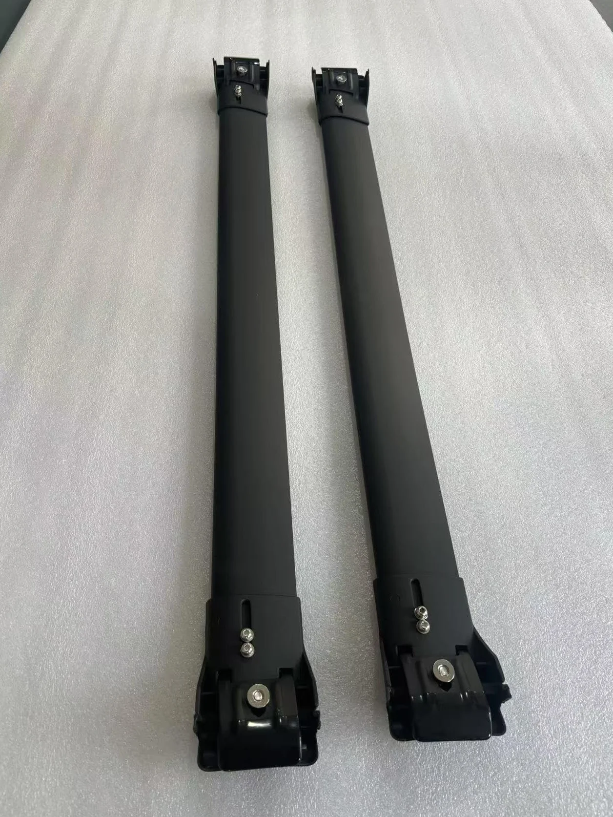 Bagażnik dachowy z poprzeczką, pasuje do Toyota Land Cruiser Prado J250 2024 2025, aluminiowe poprzeczki do dachu, bagażnika, kajaka, kajaka, ze stopu aluminium, czarny, 2 szt