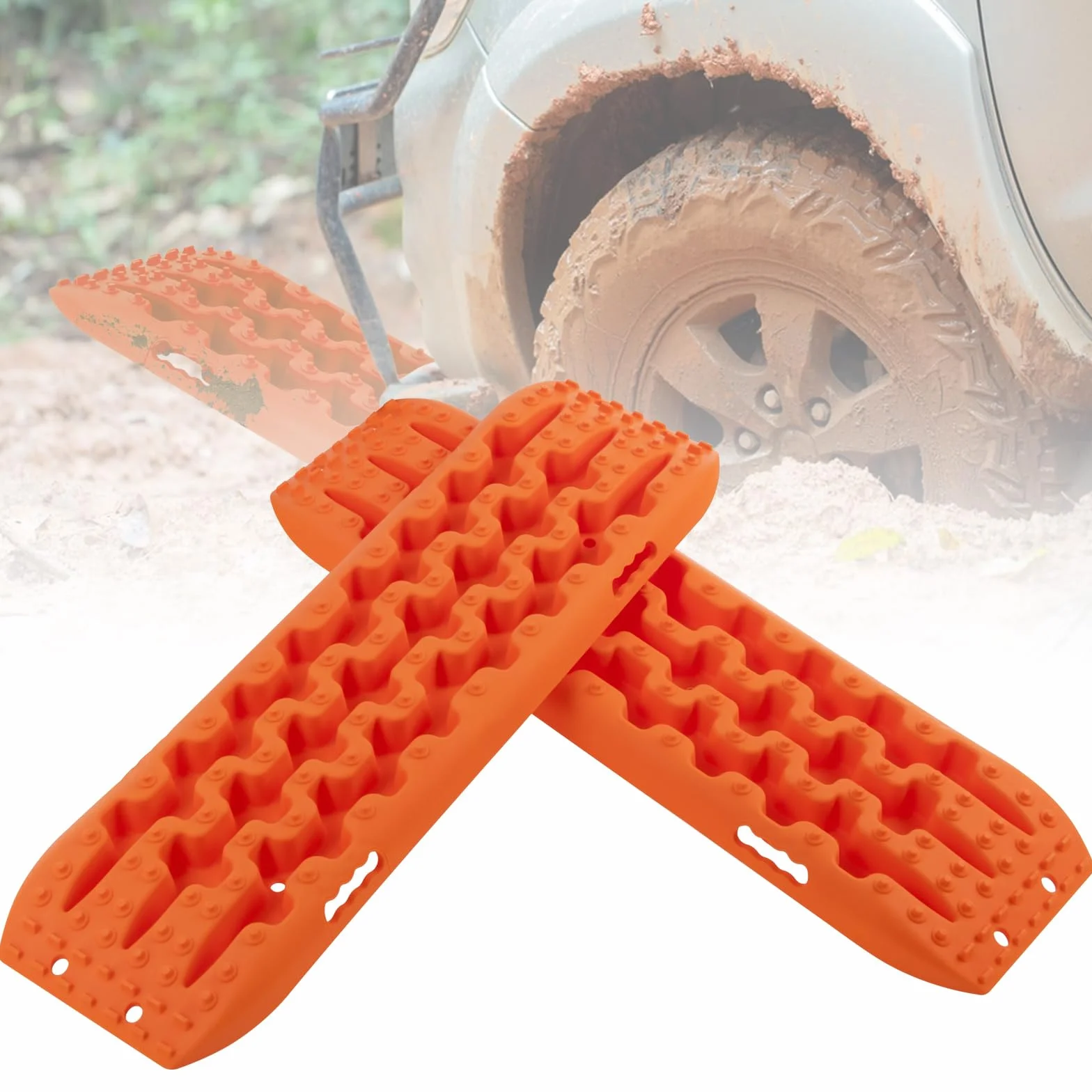 COSTWAY 2 sztuki maty trakcyjne 10T drabinka do opon offroad piasek błoto śnieg
