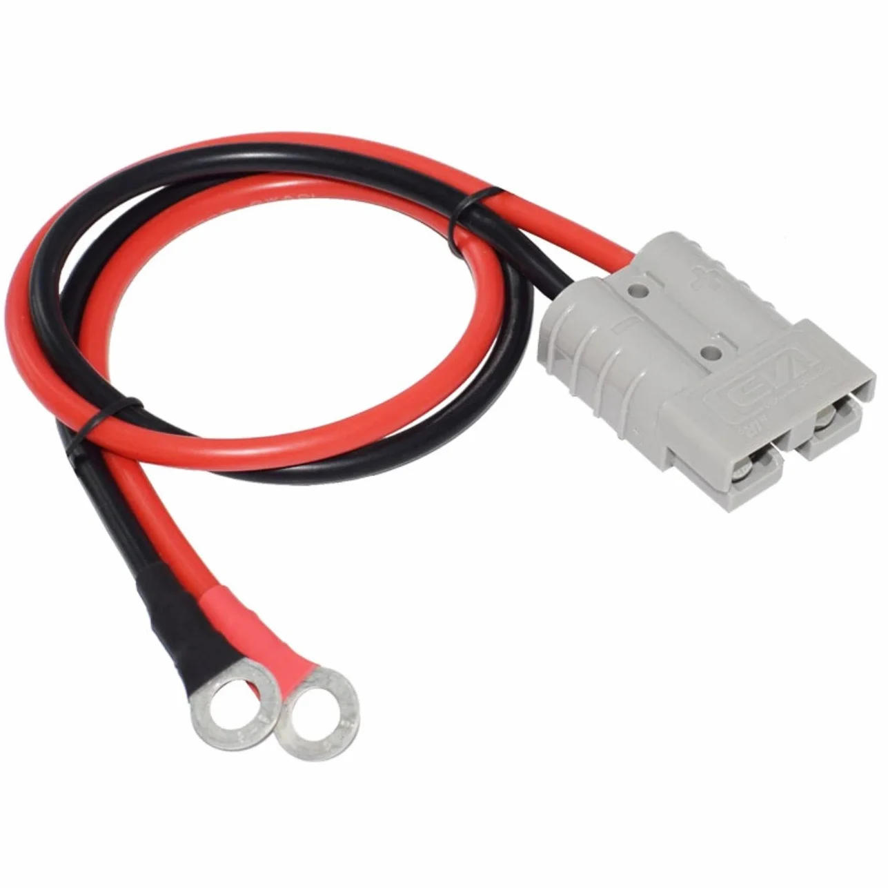 Przyłącze akumulatora 50 A 600 V 10 AWG 50 cm wtyczka do wózka widłowego i wciągarki przyczepy