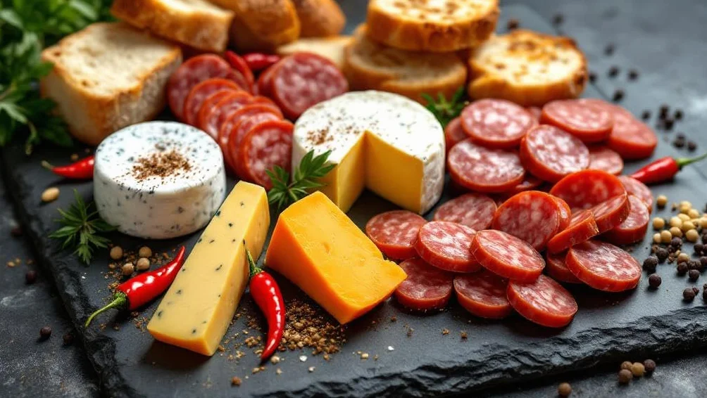 Zestaw prezentowy musztardowy - ostre pudełko, zestaw 3 artykułów