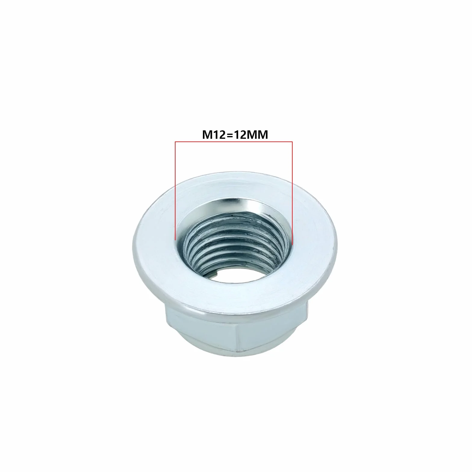 M12 nakrętka osi tylnego koła do Sur-Ron Light Bee rower elektryczny metalowa srebrna
