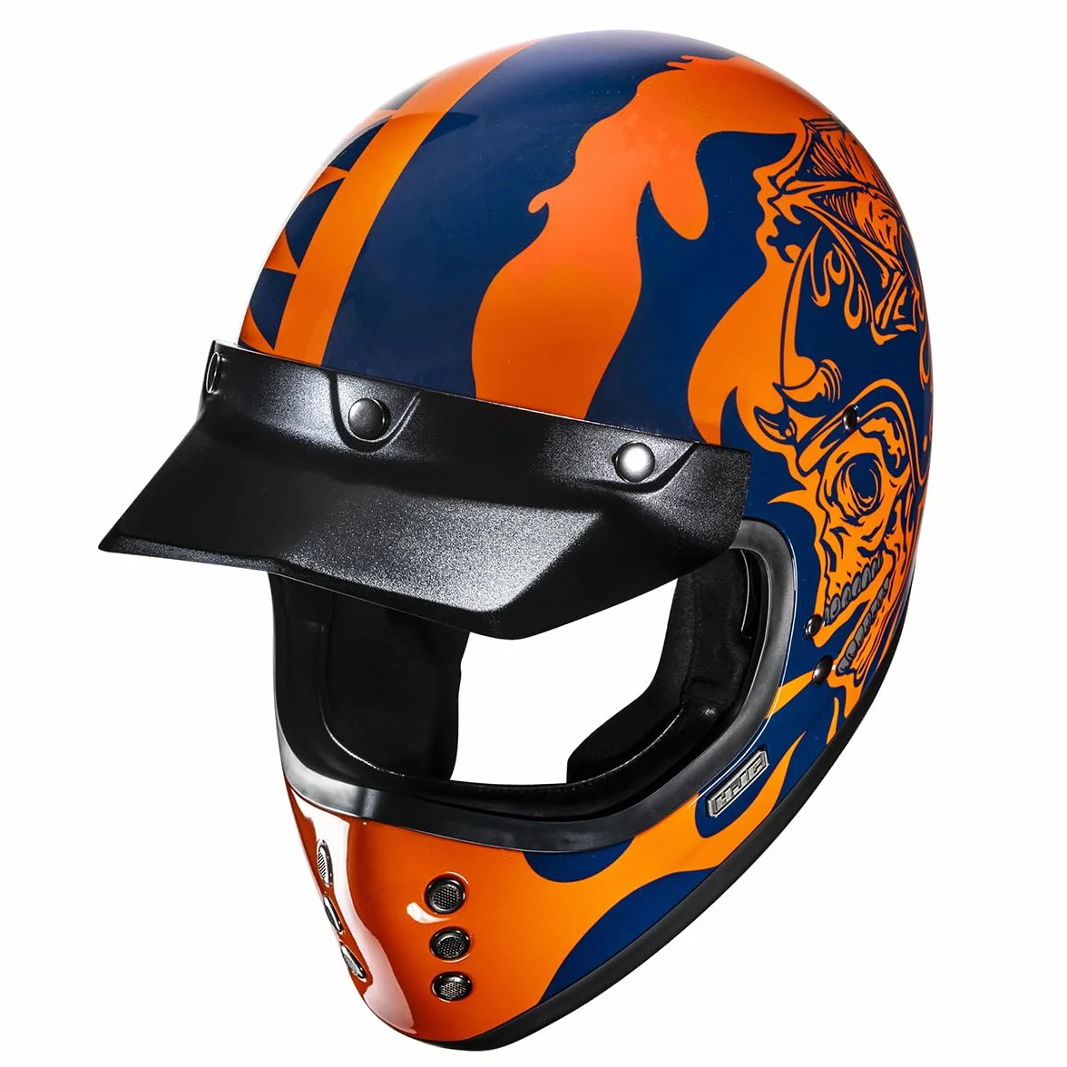 HJC, Zintegrowany kask motocyklowy V60 Flame MC27, M