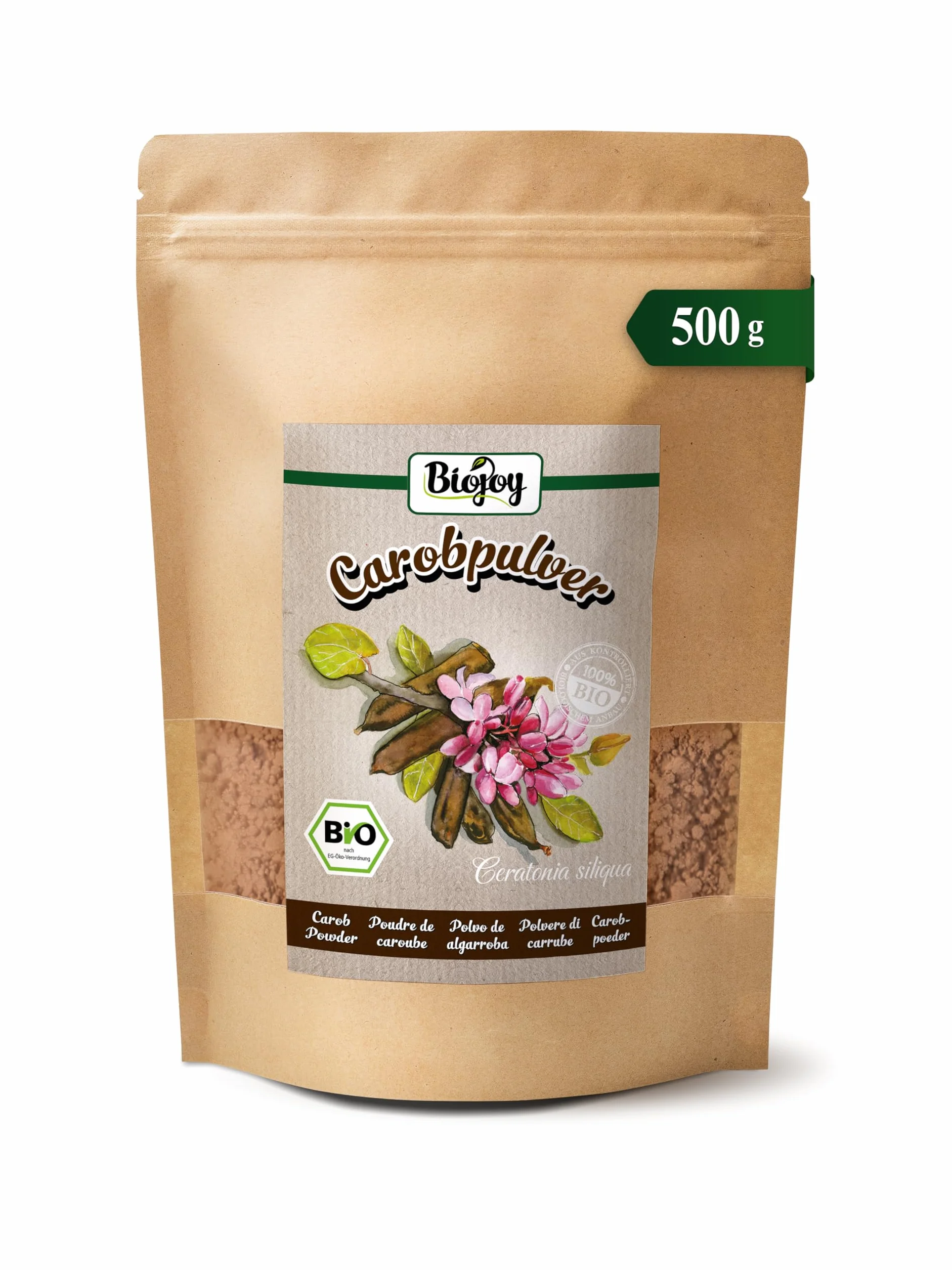 Biojoy BIO-Mączkę chleba świętojańskiego (guma karobowa) (500 g)