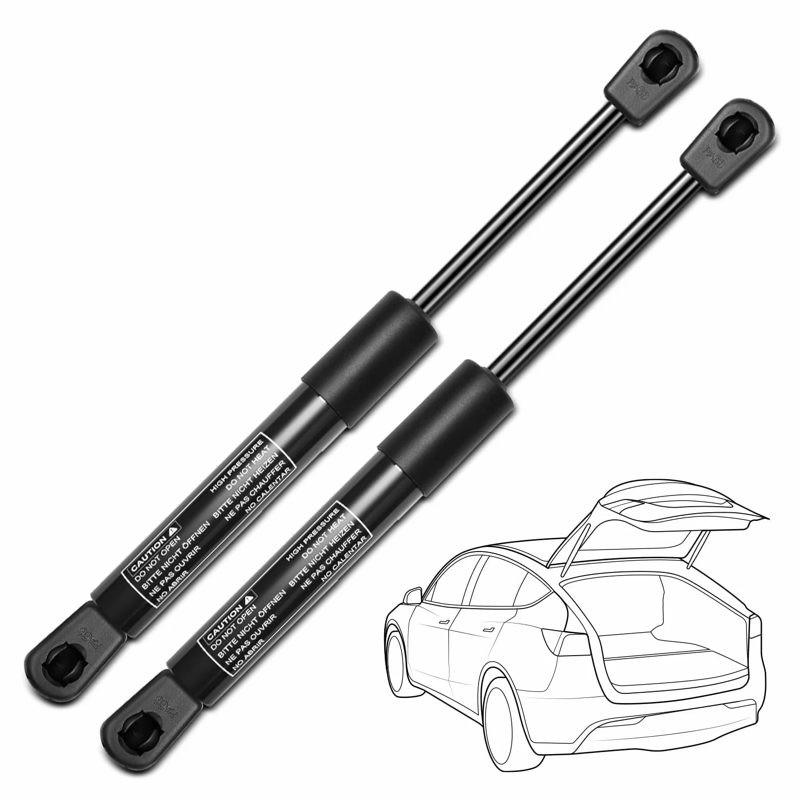 Kompatybilny z Hyundai Azera Sedan 2006-2011(OEM-817713L000), 2 sztuki uchwytów do podnoszenia bagażnika tylnej klapy