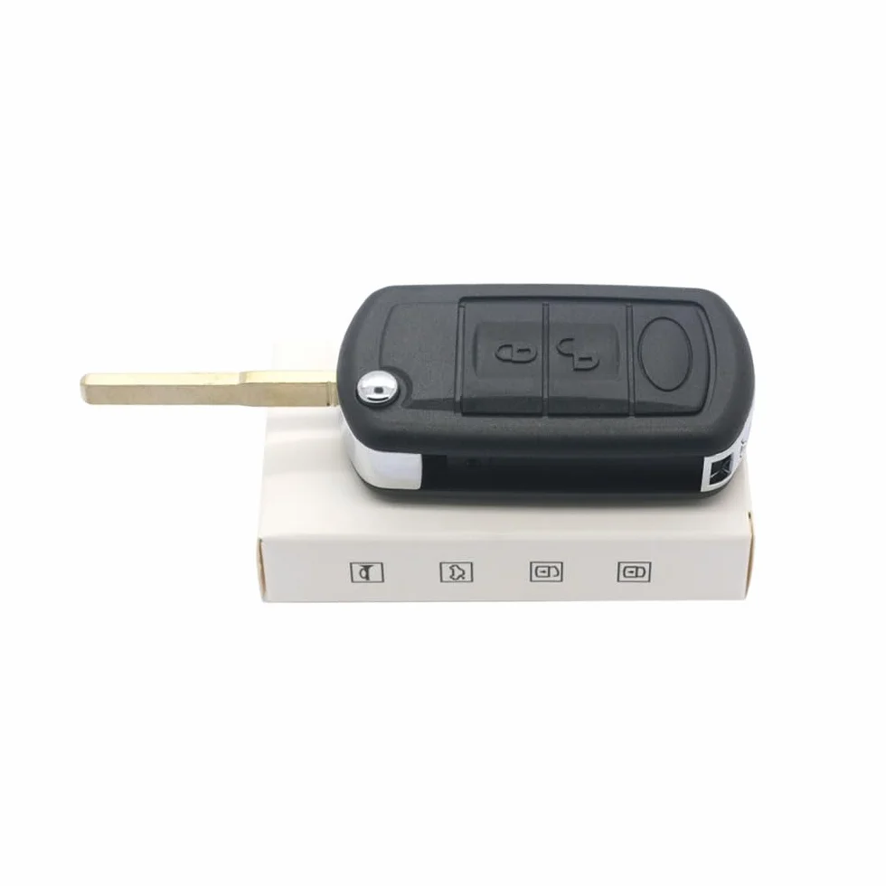 Zapasowa obudowa kluczyka kompatybilna z Land Rover Range Rover Sport LR3 Discovery 3 przyciski Flip Keyless Entry Remote Control SS700
