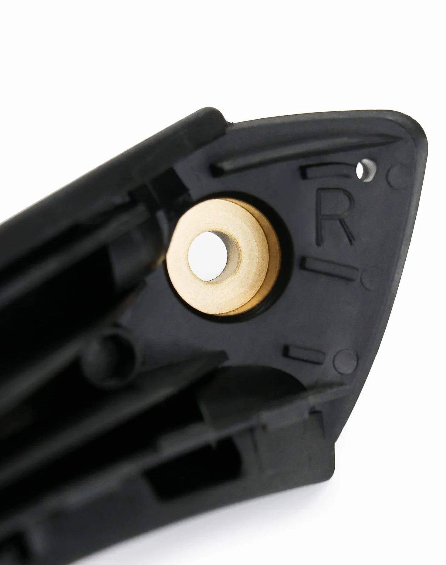 QWORK® Klamka wewnętrzna, wymiana klamki wewnętrznej samochodu prawa, odpowiednia do akcesoriów kompatybilne z BMW serii 3 2004-2012 (E90 Right), czarna