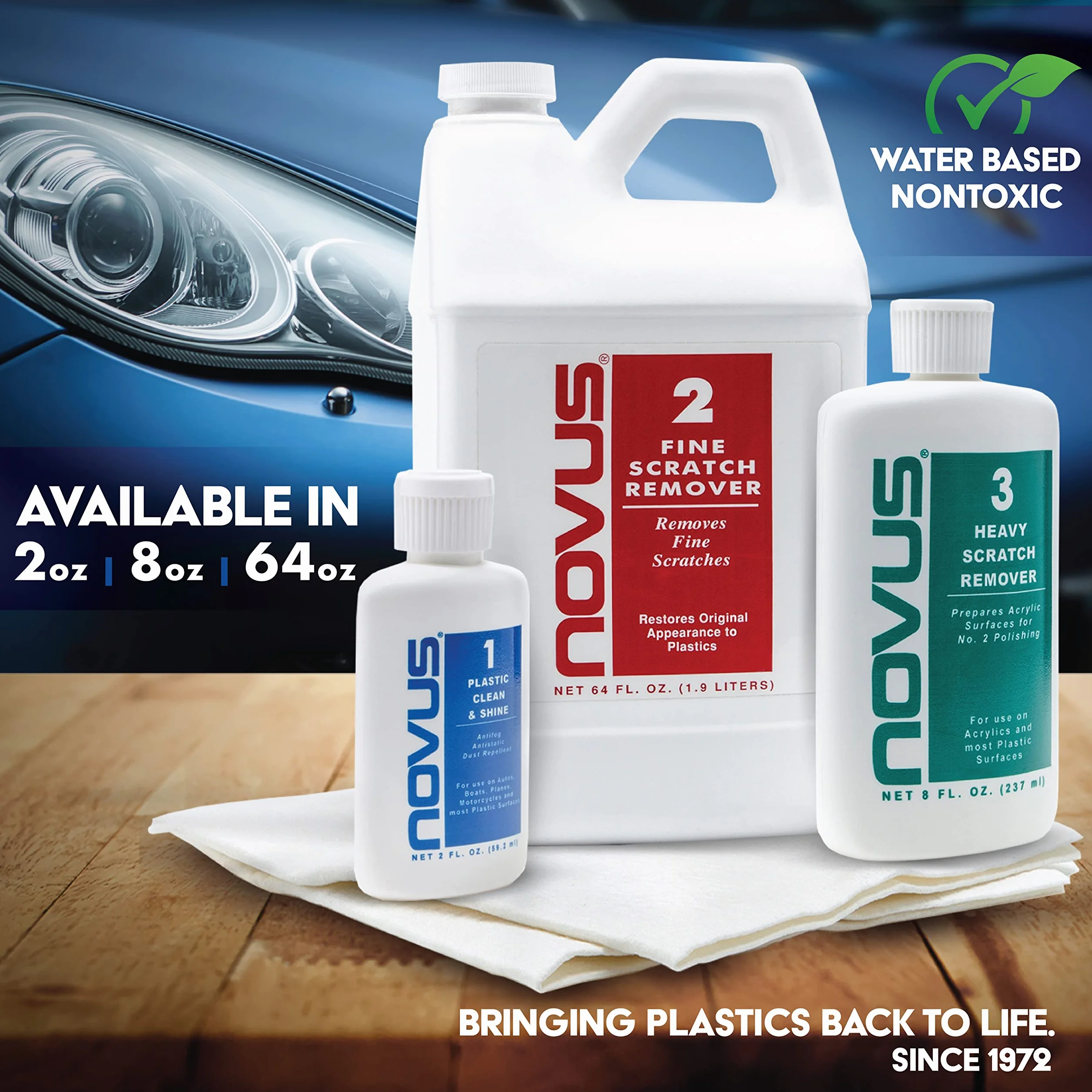 Novus Cienki 2 plastik środek do usuwania zadrapań 8 ml