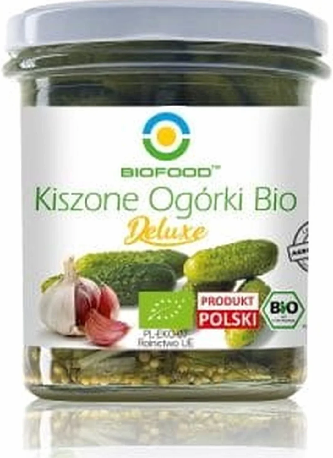 BIOFOOD Ogórki kiszone deluxe BIO 320 g