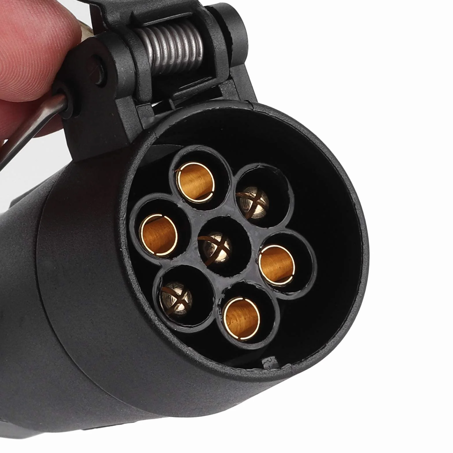 Złącze Wtykowe Przyczepy, Konwerter Światła, Adapter Wtyczki, Elektryczny USA 4-stykowy do 7-stykowego Adaptera EUR, Stop/Separacja Sygnału Hamowania