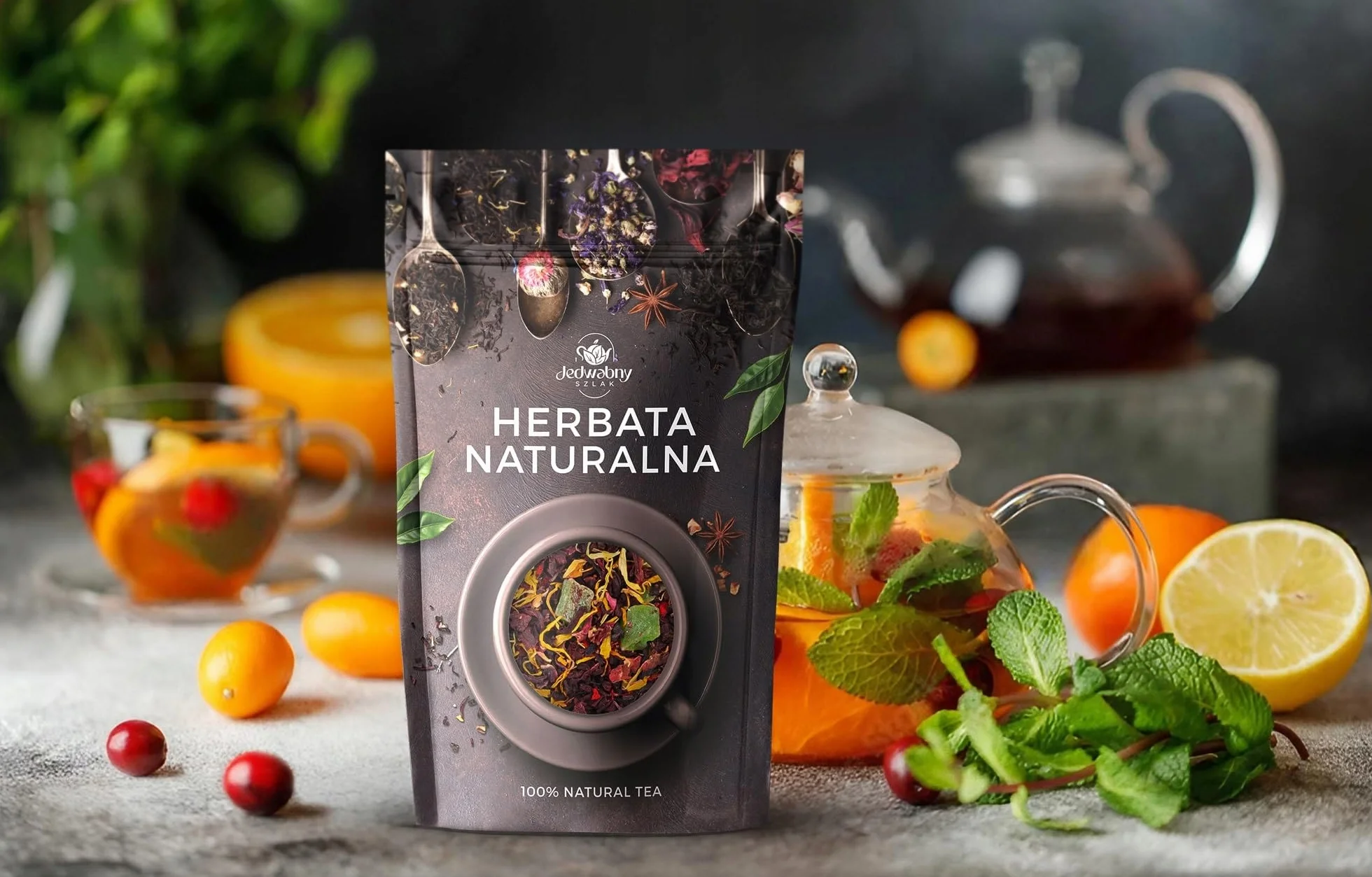 Herbata owocowa Świąteczny mazurek 100g podziękowanie na PREZENT świąteczna
