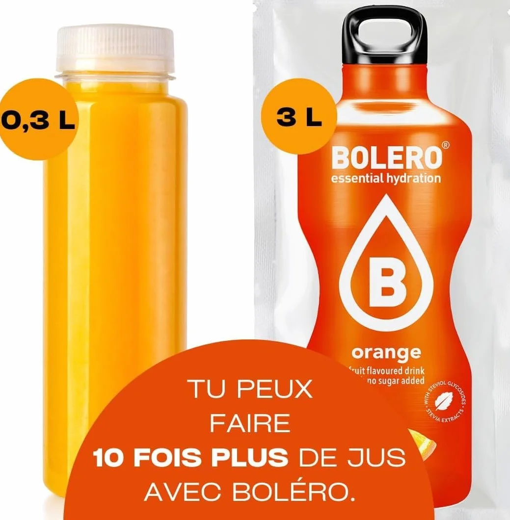 Bolero Napój 24 Saszetki 3g Proszek Rozpuszczalny Mięta Stewia 72g