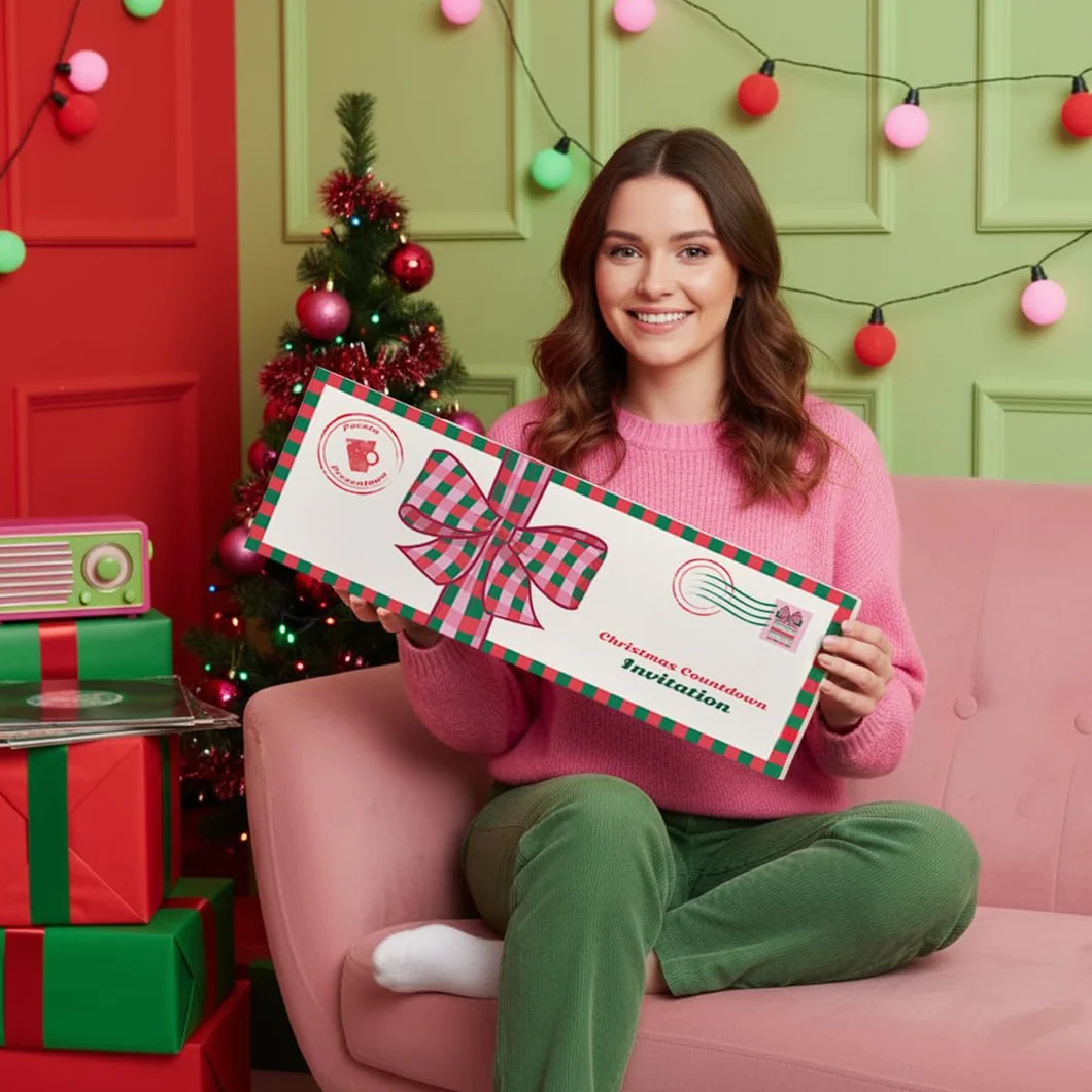 MAXI Kalendarz adwentowy z kawą 24 saszetki Christmas Countdown