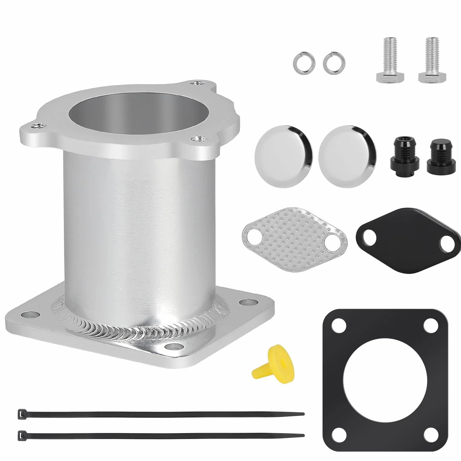 EFUTURETIME Zawór do usuwania EGR, EGR & Cooler Kit Delete zawór kompatybilny z E87/E90/E92/E93/E97/E60/E61/E65/E66, X3 X5 X6