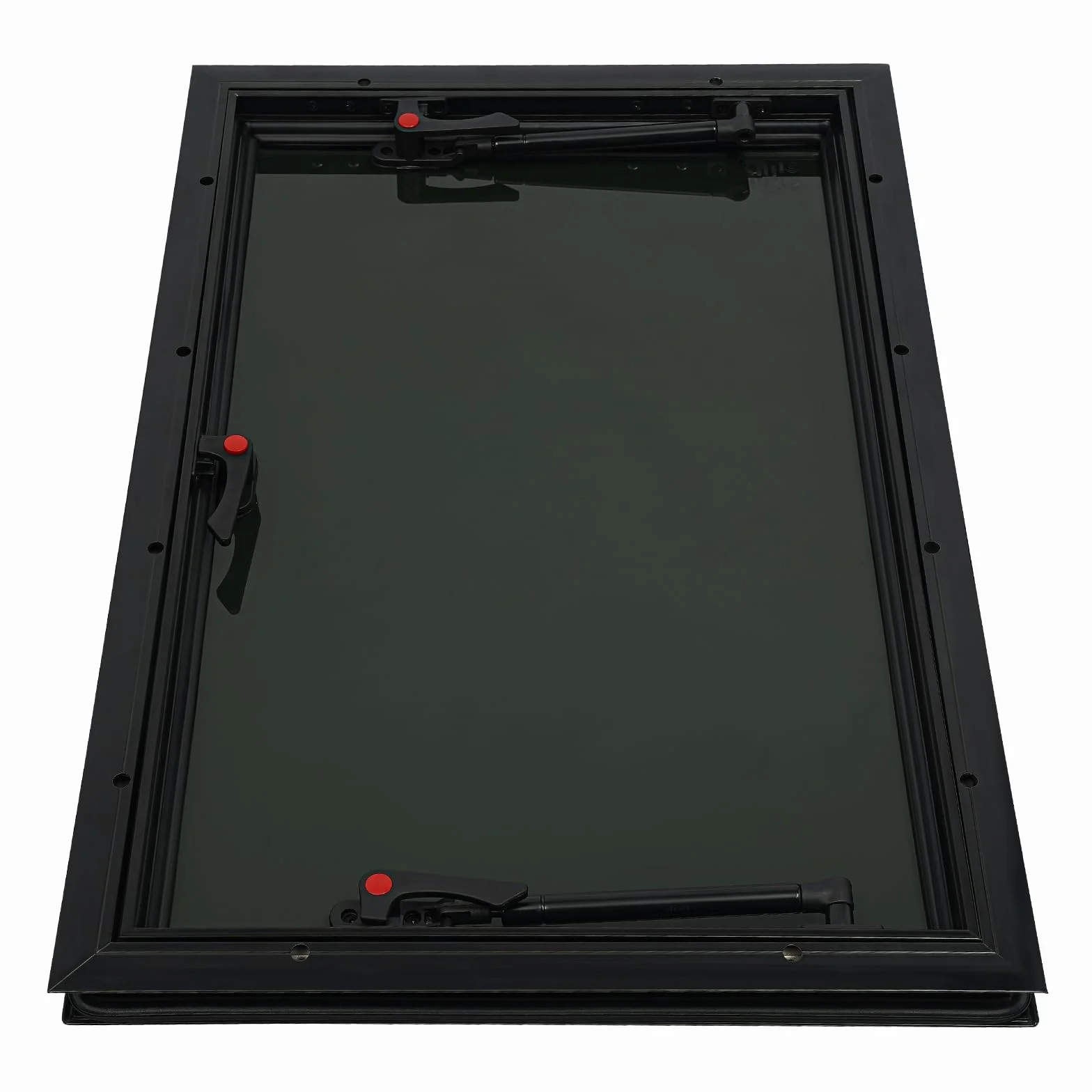 Okno do kampera 700 x 450 mm, RV 85°, z moskitierą i wbudowaną roletą