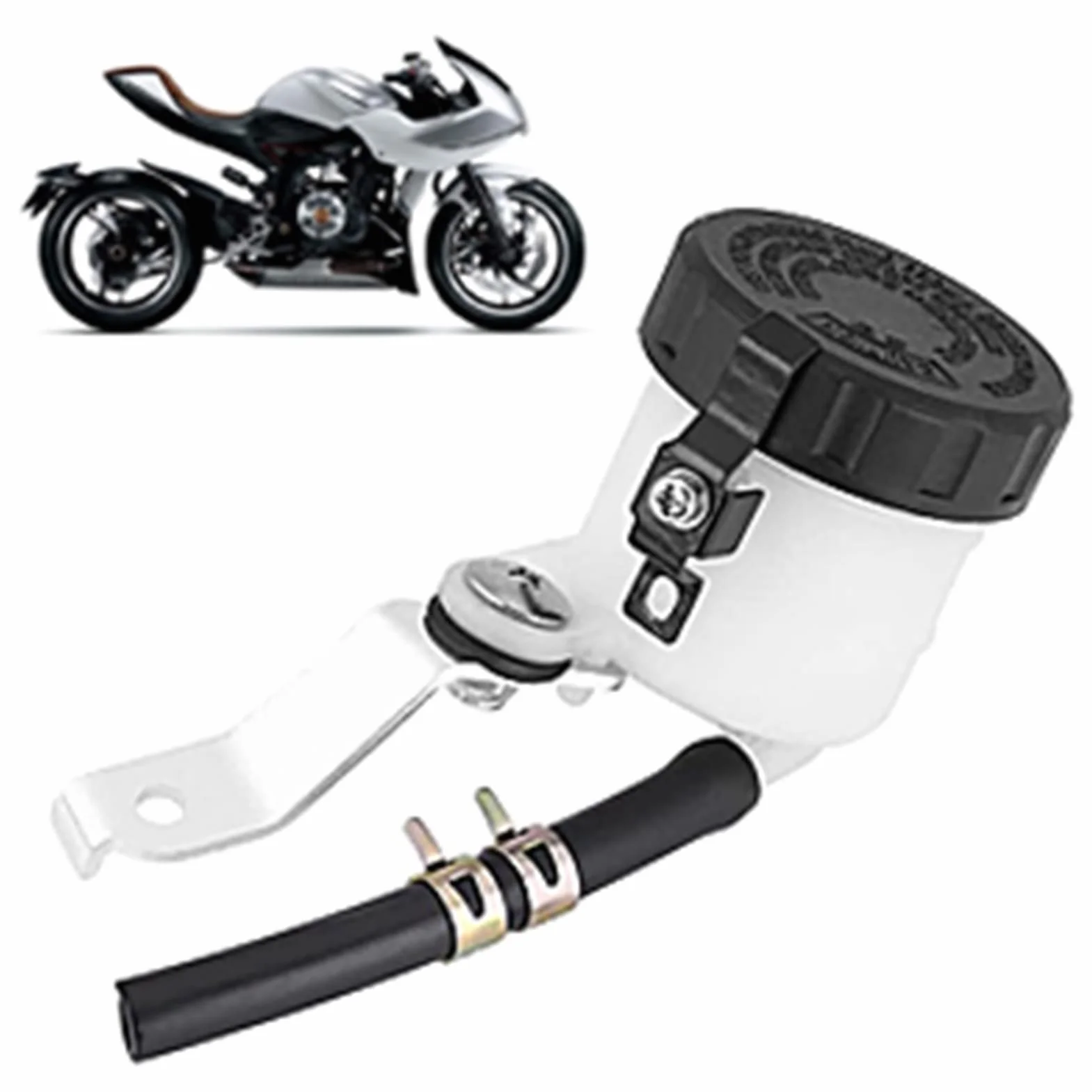Zbiornik hamulca Sunicon, zbiornik głównego cylindra hamulca, butelka płynu ze wspornikiem do Suzuki SV650 03-09 SV100S 03-07