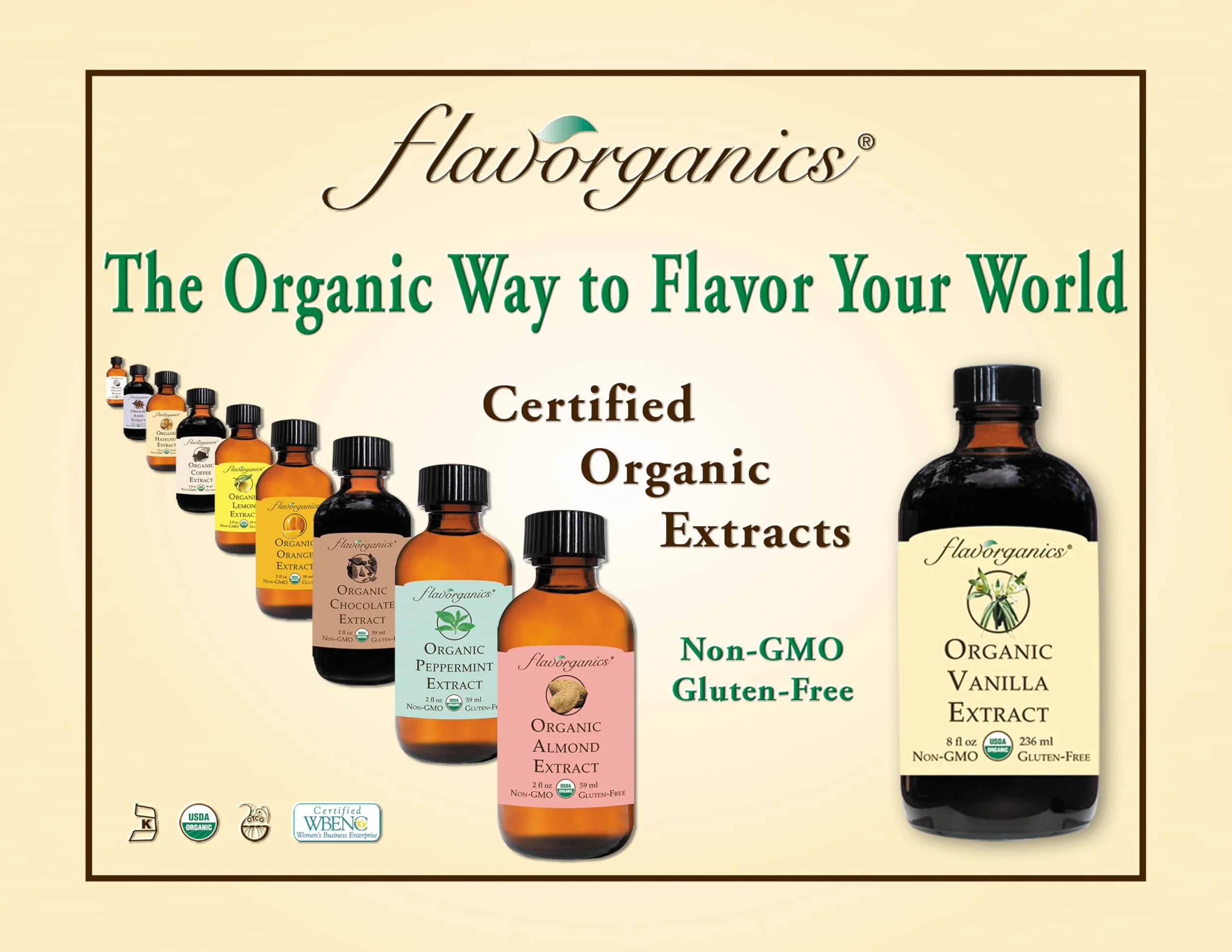 Flavorganics Vanilla Extract 4 oz