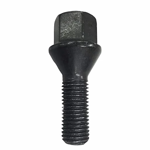 20 śrub do kół, bolce do kół, kołnierz stożkowy 60°, M12 x 1,25, 28 mm, kompatybilne z Alfa Romeo, Peugeot, Fiat, Citroen