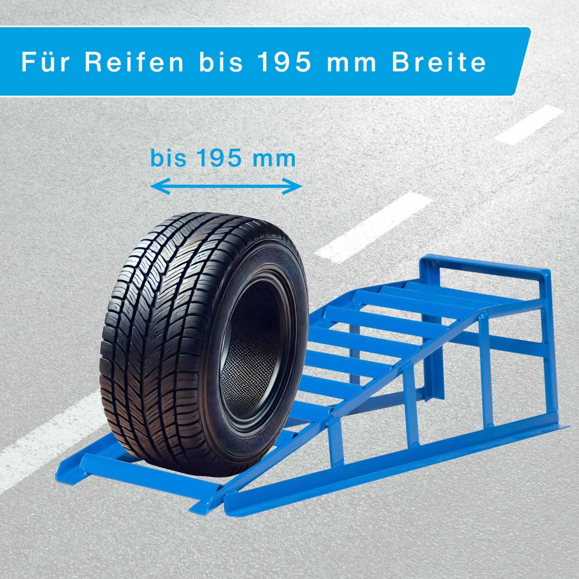 Cartrend 10904 Najazd Serwisowy, Niebieski, ‎90 x 26 x 23 cm; 9 kg, 1 Sztuka