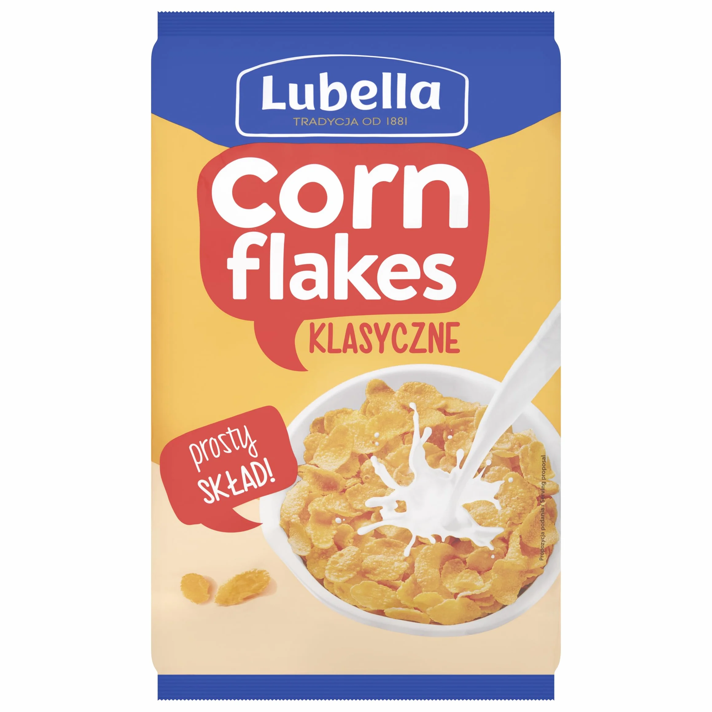Lubella Corn Flakes Płatki kukurydziane 500 g