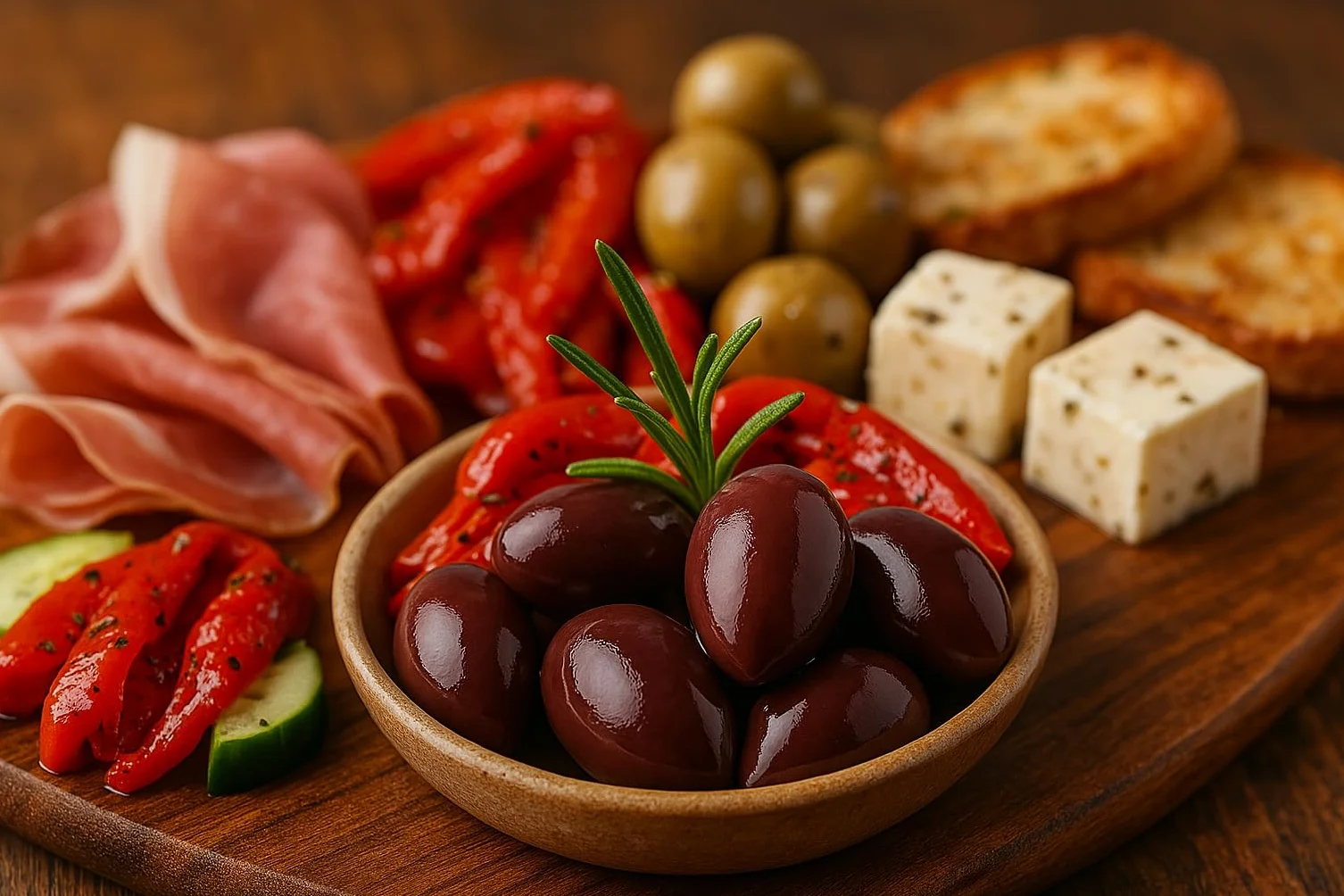 Lamda Estate - Świeże oliwki Kalamata 1 kg naturalne z kamieniem, marynowane w solance | greckie czarne oliwki Jumbo (1)