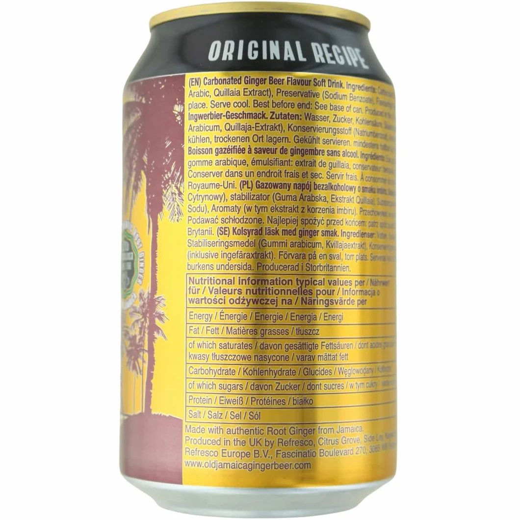 Old Jamaica Old Jamaica Ginger Beer Soda Imbirowa D&G 330 G - 1 sztuka