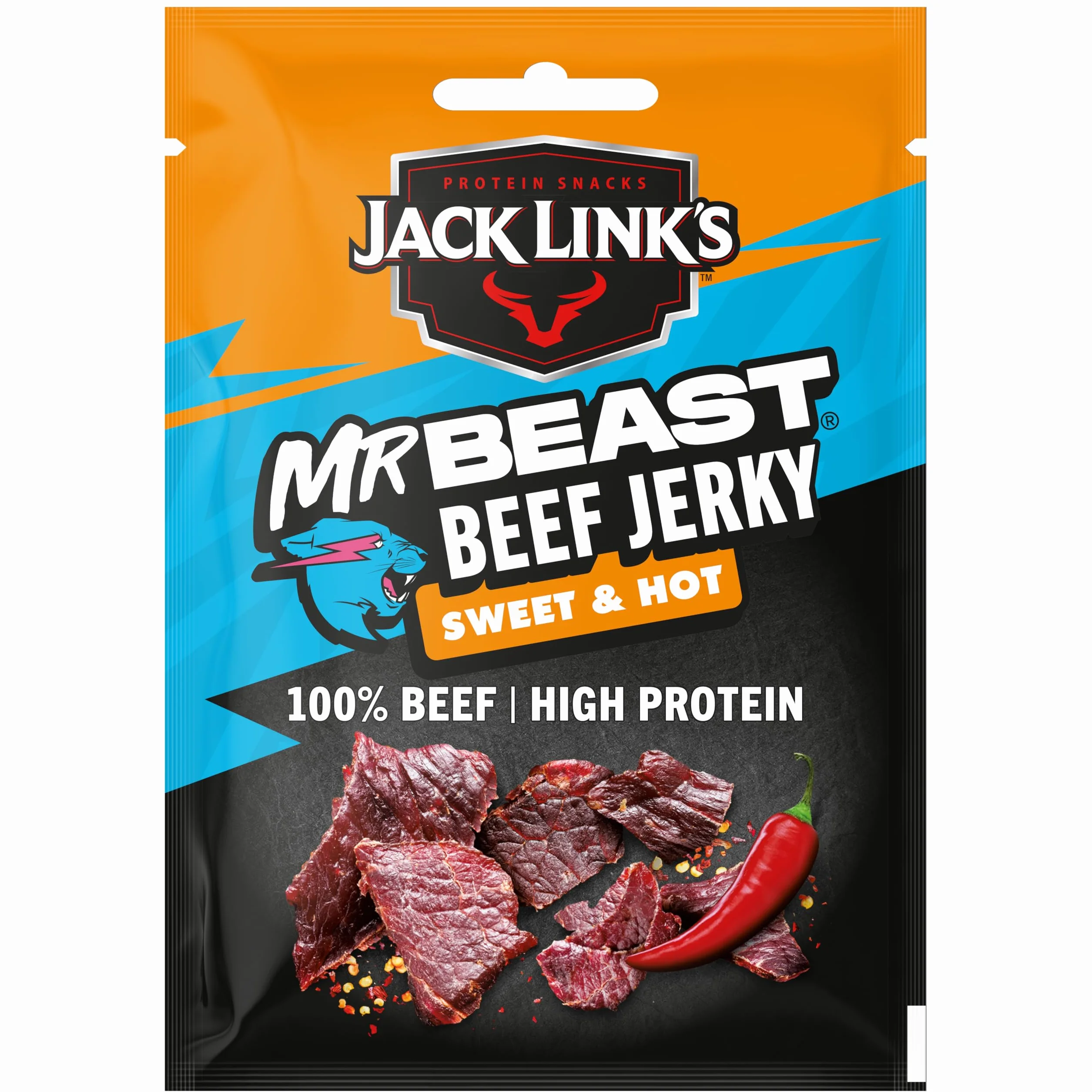 Jack Link's Mięso suszące słodkie i gorące 25 gramów