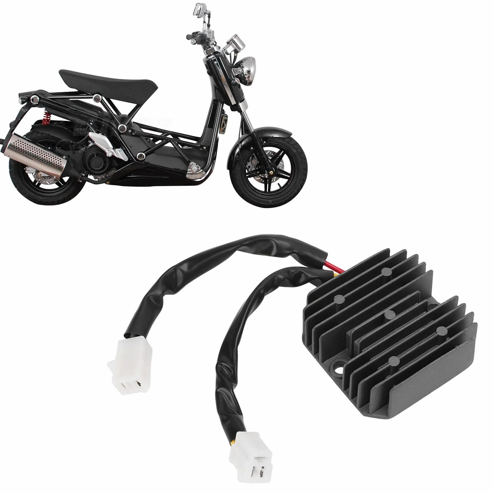 Wymiana Regulatora Napięcia, Regulator Prostownika Motocyklowego Zamiennik Przeciwzakłóceniowy dla Skuterów Daelim 125 B Bone 2009-2014