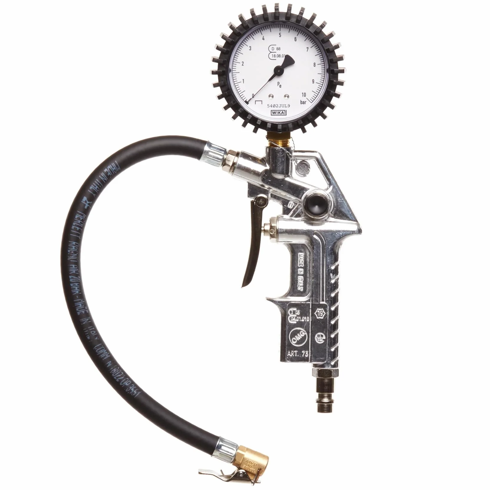 Michelin Pistolet do pompowania opon z manometrem 10 bar