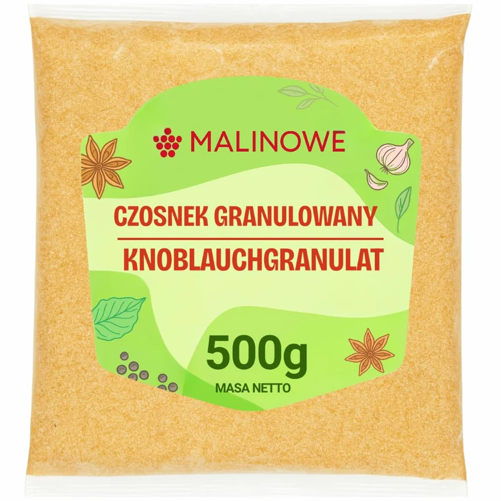 CZOSNEK GRANULOWANY 500g Malinowe Naturalny Aromatyczny