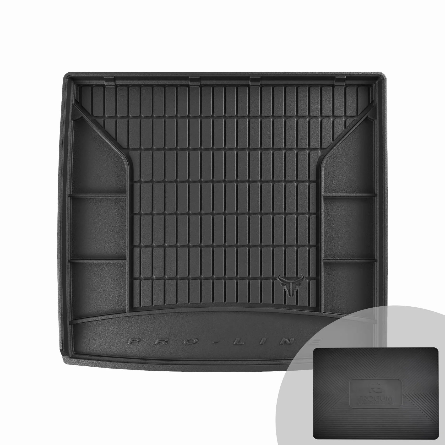 FROGUM ProLine 3D gumowa ekskluzywna mata do bagażnika dopasowana do Mercedes-Benz GLE W167 od 2019 | Wygodny organizer | Najwyższe ranty
