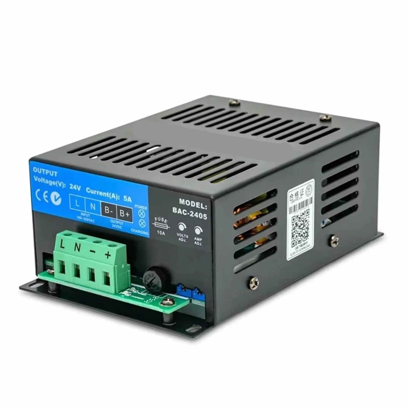 Ładowarka do akumulatora generatora 3A 6A 5A BAC06A BAC2405, automatyczny pływający moduł ładujący, zasilacz, części generatora diesla 12 V 24V (12 V 6A)