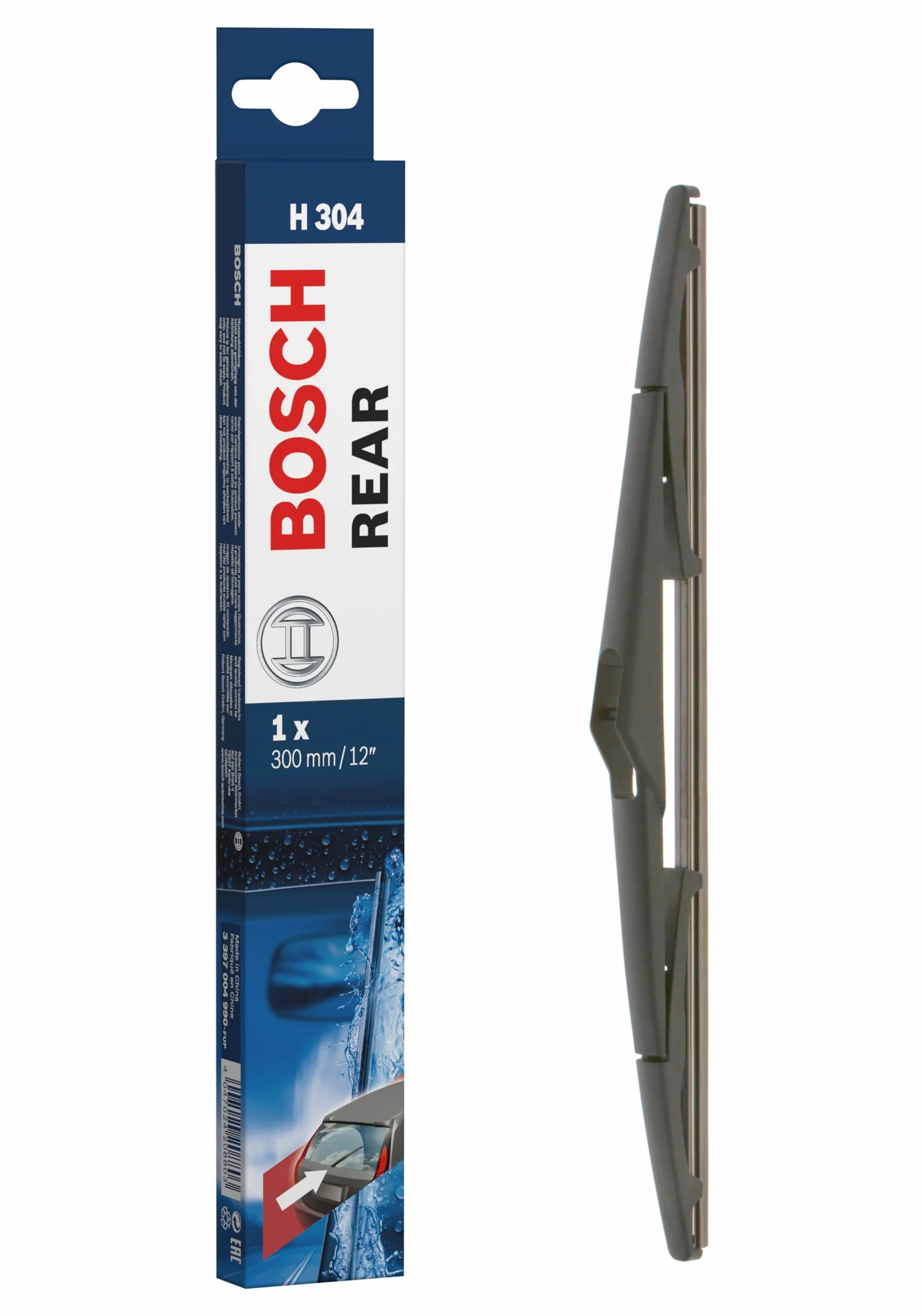 Bosch H304 Pióro Wycieraczki, Czarny, 300 mm