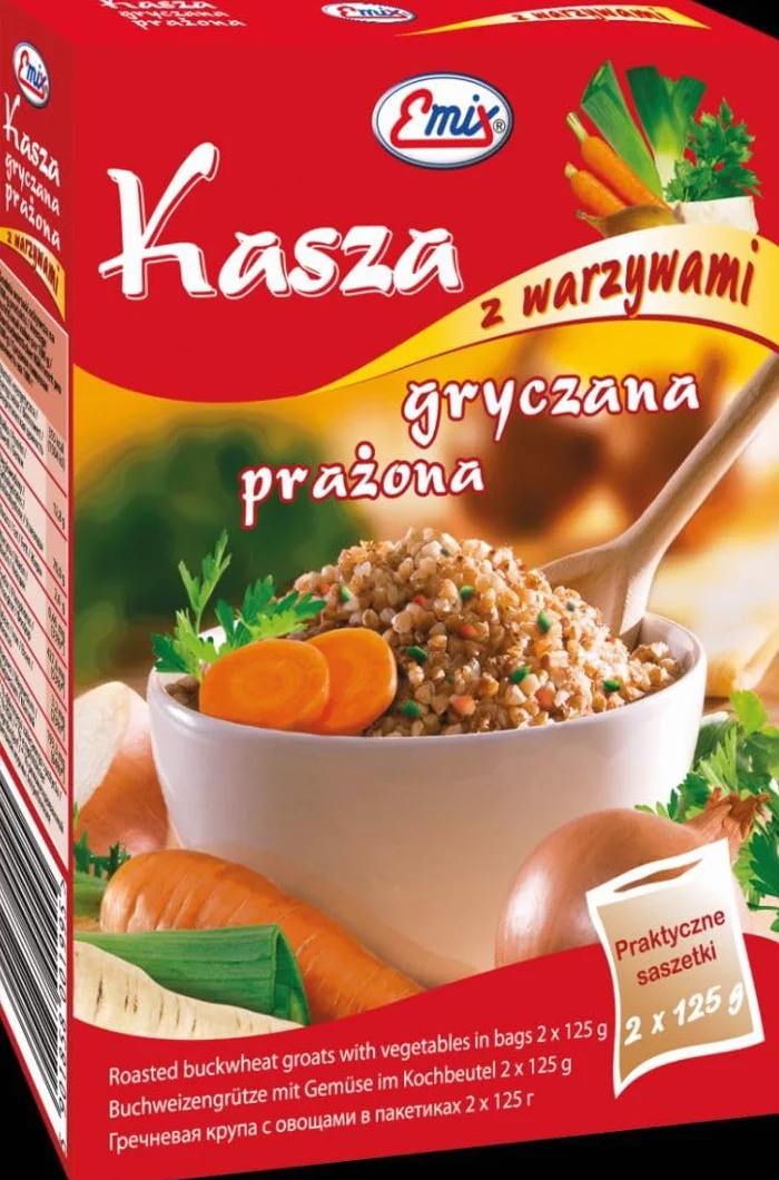 Emix Kasza gryczana z warzywami 2x125g