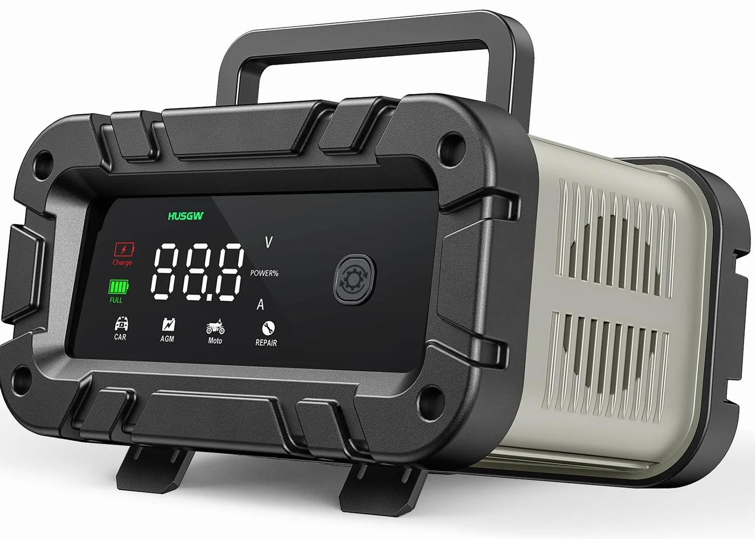 Ładowarka baterii,W pełni automatyczna inteligentna ładowarka samochodowa, Wyświetlacz LCD jest używany w ładowarce akumulatorowej, motocyklach itp (sieci) (6A)