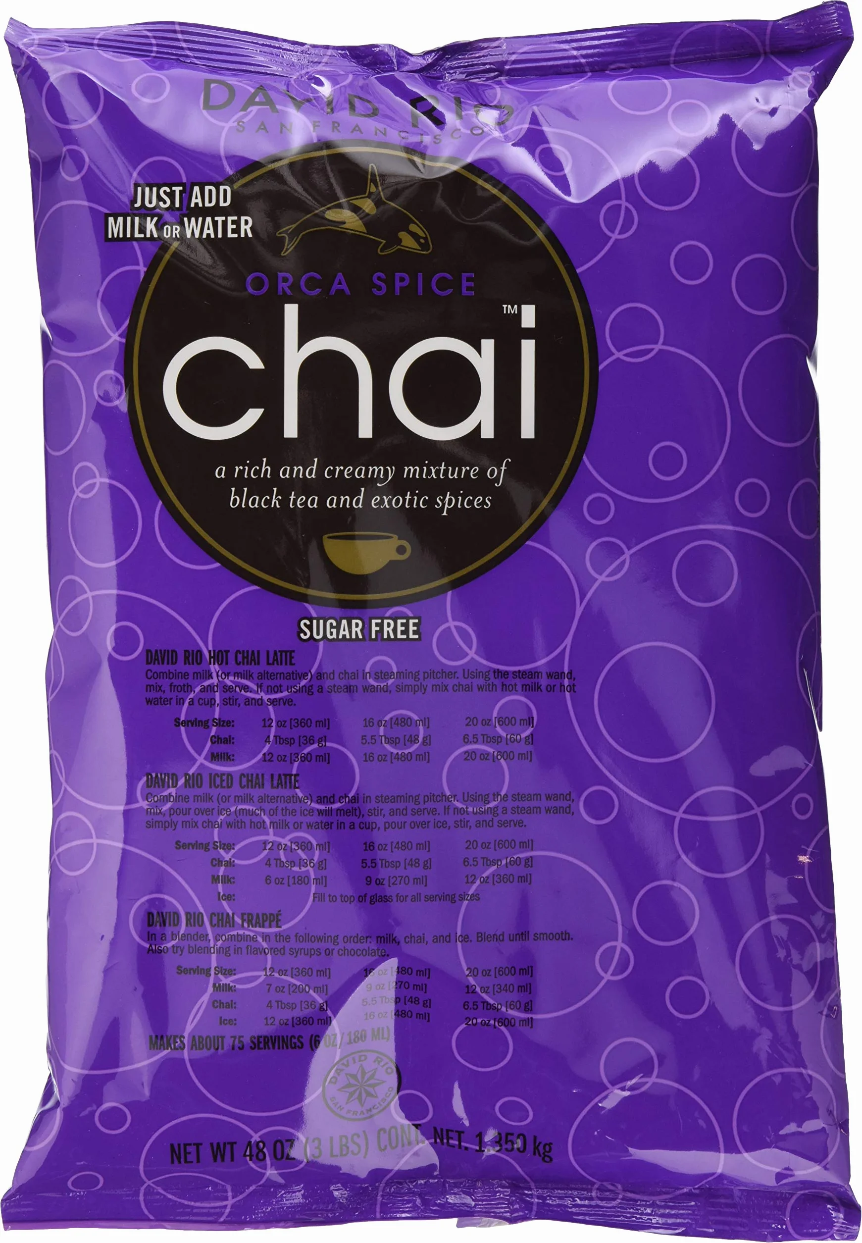 David Rio Chai Orca Spice Chai Czarna Herbata Worek Uzupełniający 1361 g