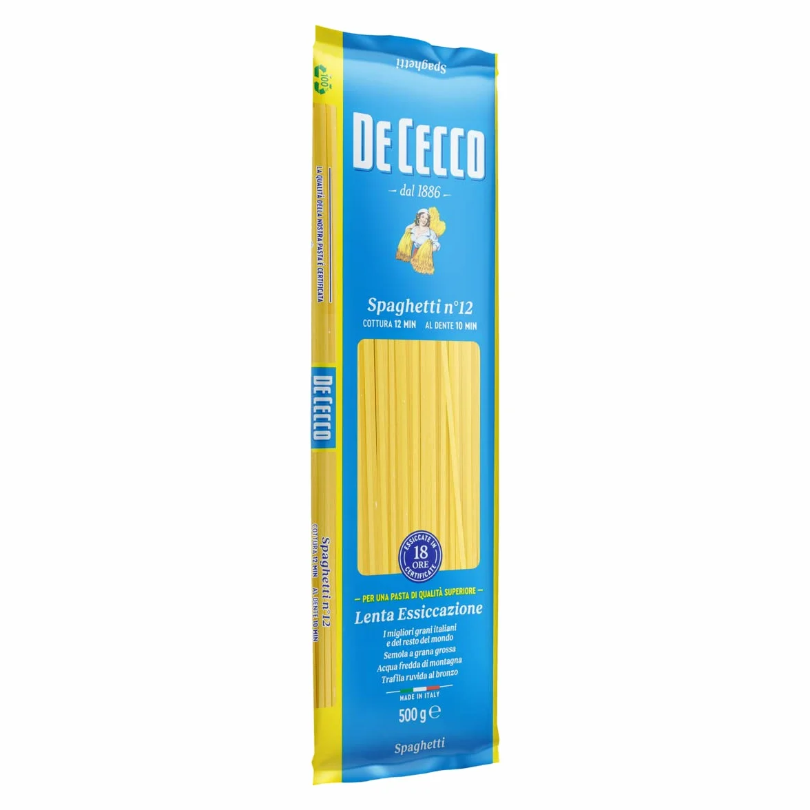 De cecco - N.12 spaghetti gr.500 (1000035744)
