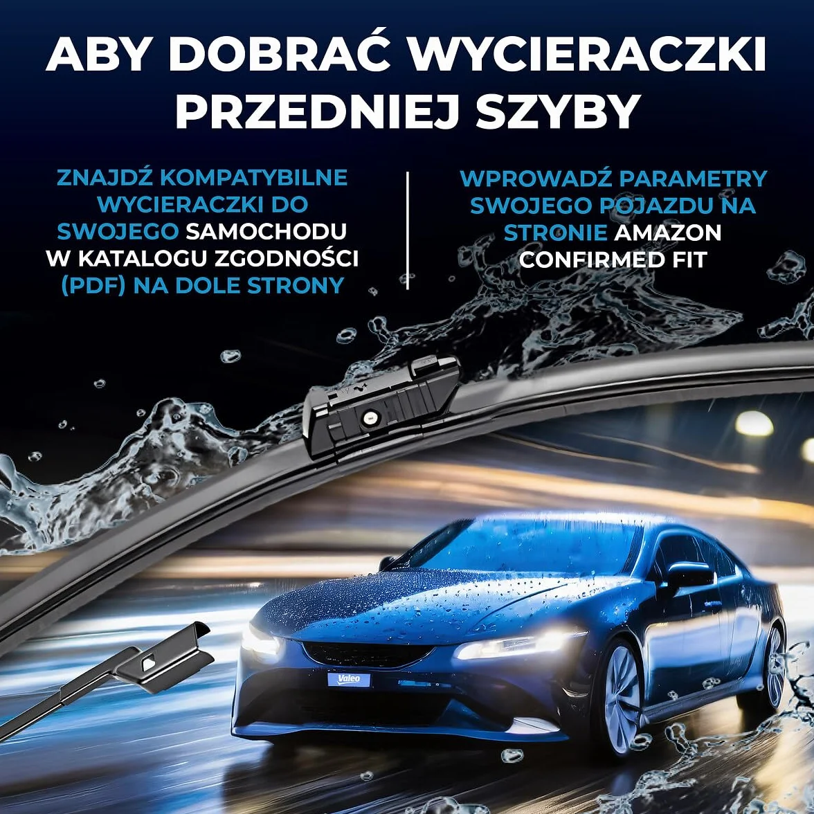 VALEO Silencio Wycieraczki - VF948 - Zestaw Wydajnych, Zapewniajacych Doskonala Widocznosc na Drodze, latwych w Montazu Oryginalnych Plaskich Wycieraczek 630mm/530mm - Przód - Zestaw 2 szt. - 577948