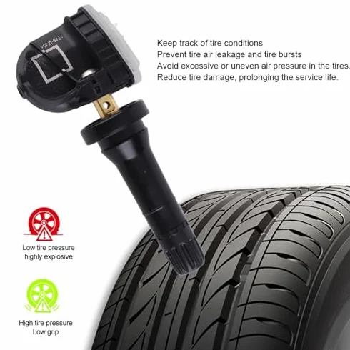 Aramox Czujniki Monitorowania Ciśnienia w Oponach TPMS 2036832 Pasuje do Forda Ecosport Focus
