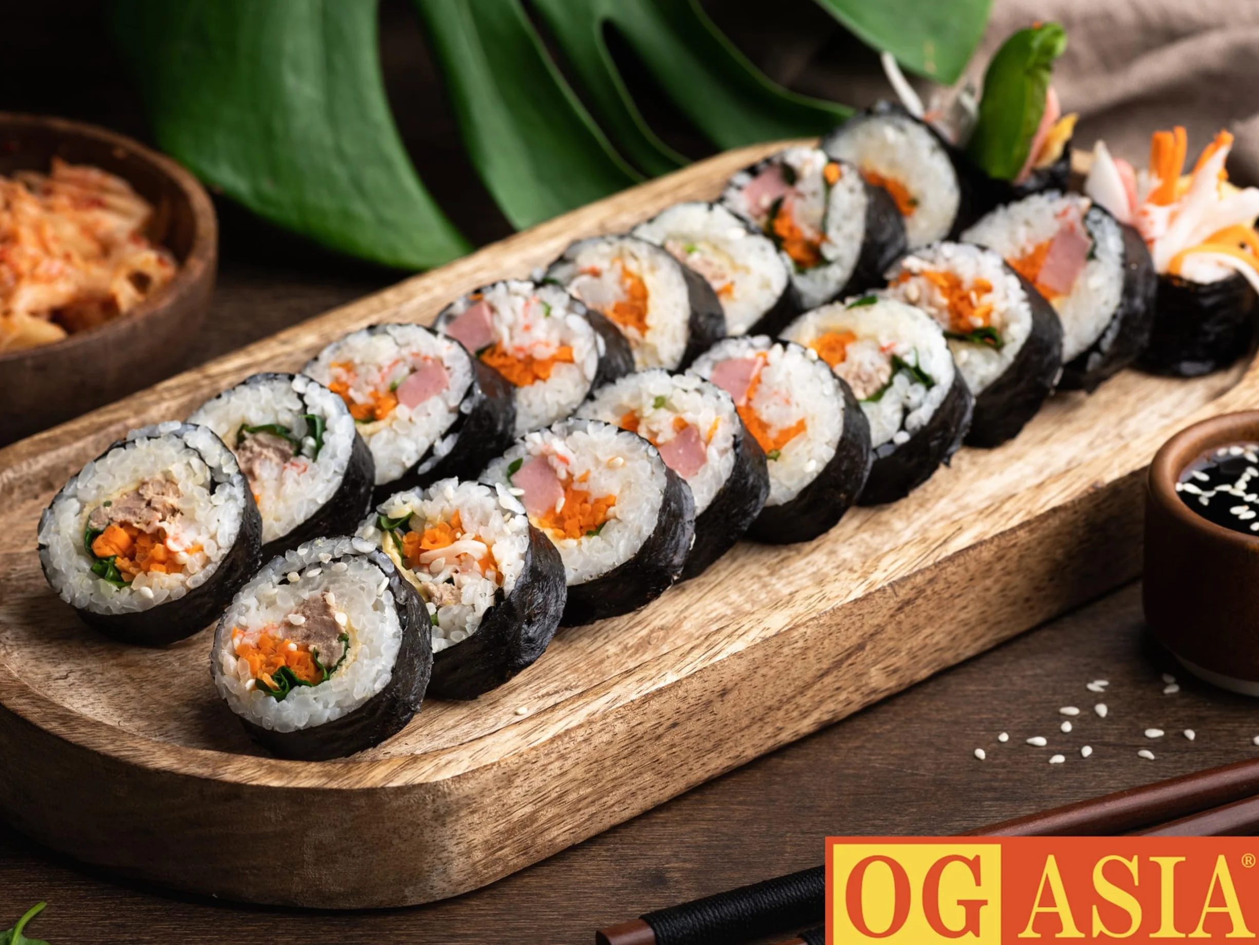O'Food prażone wodorosty do gimbap i sushi - 10 arkuszy - chrupiące i aromatyczne - OG ASIA - 20 g